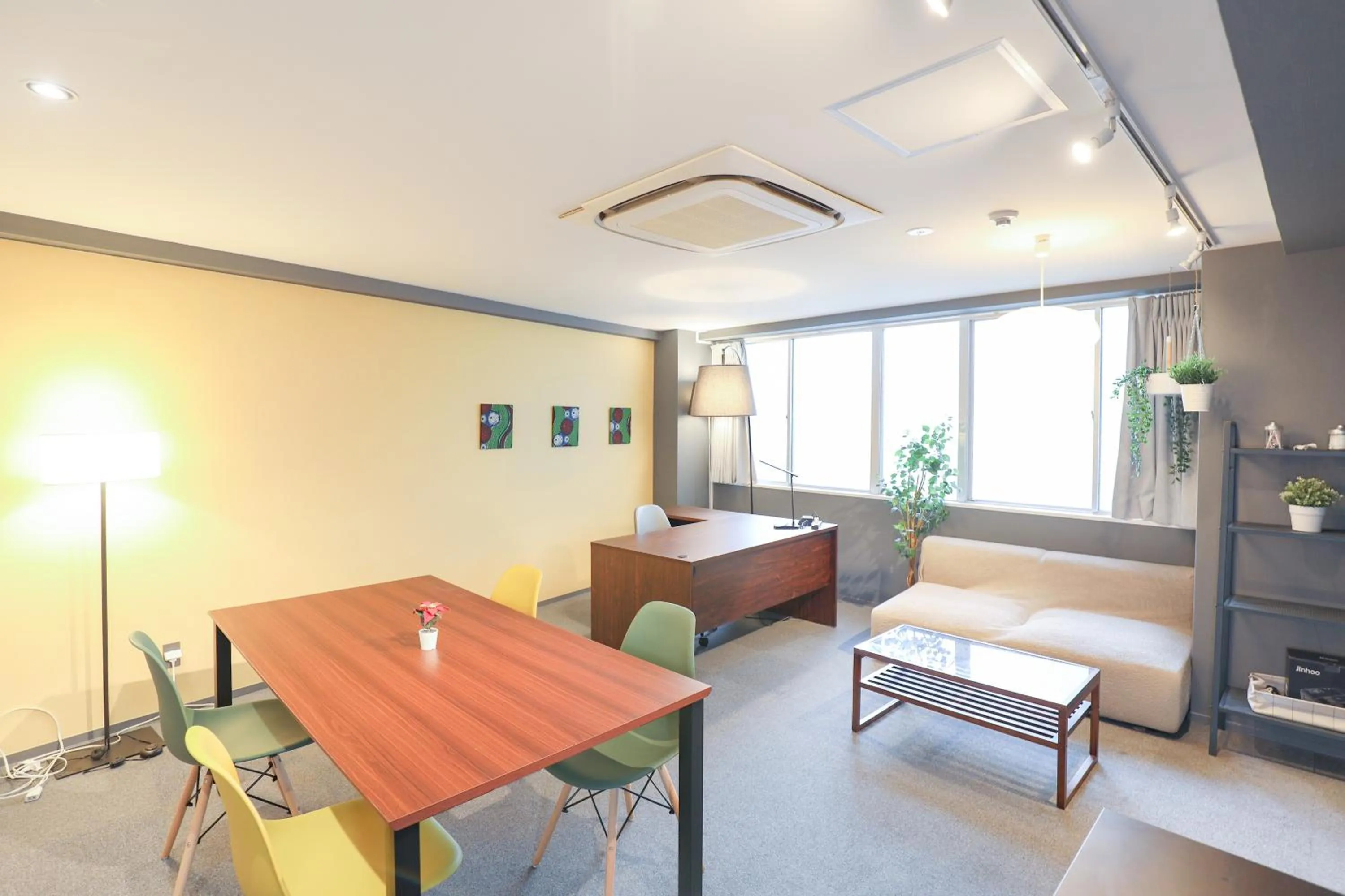 Living room in Hakata apartment