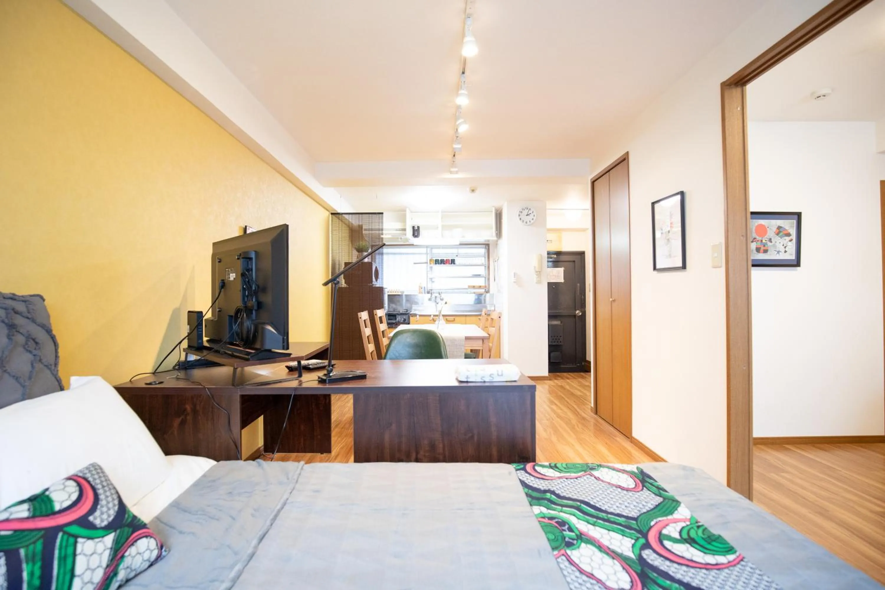 Bed in Hakata apartment