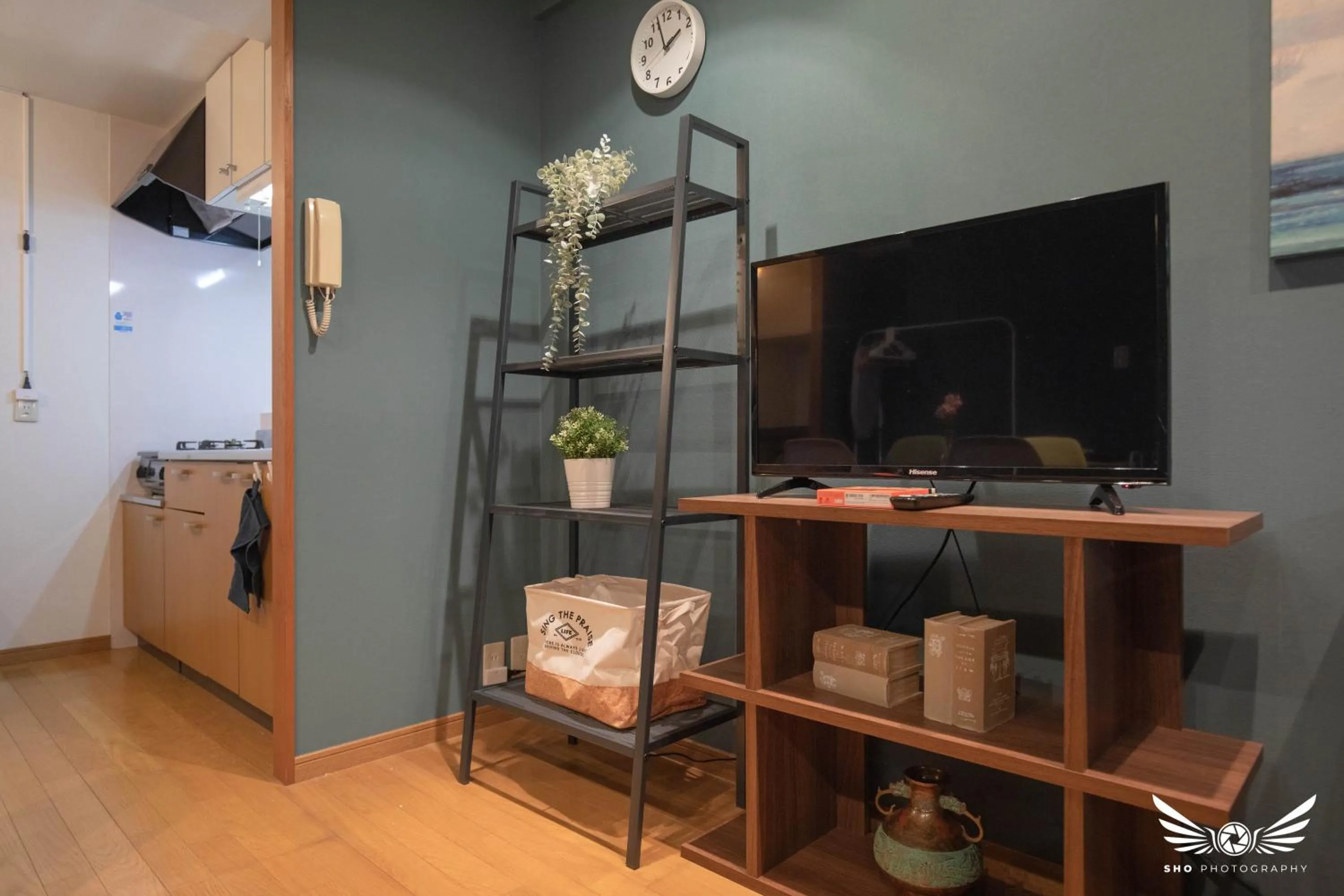 TV and multimedia in Hakata apartment