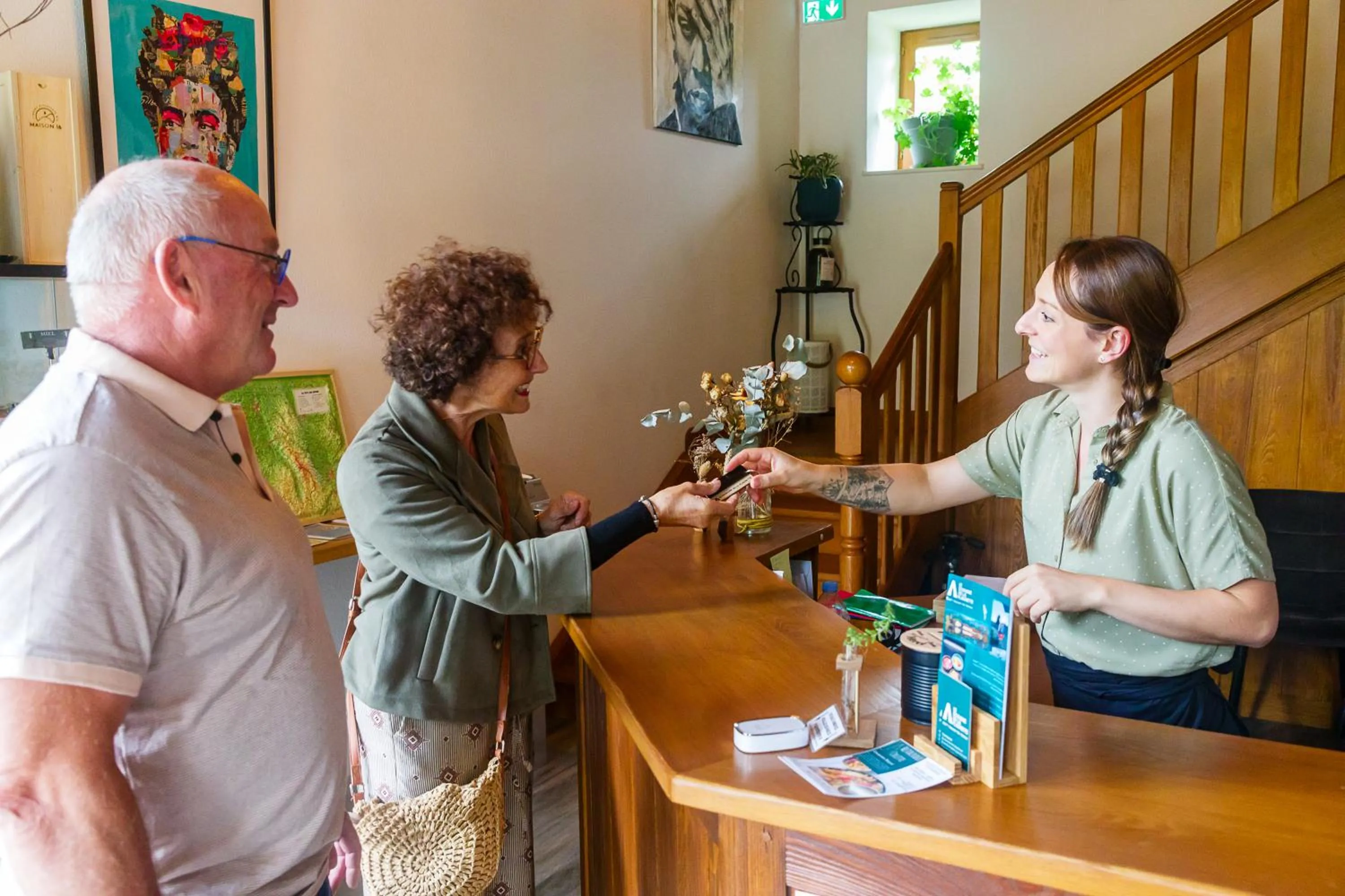 Staff in Domaine de la Plagnette