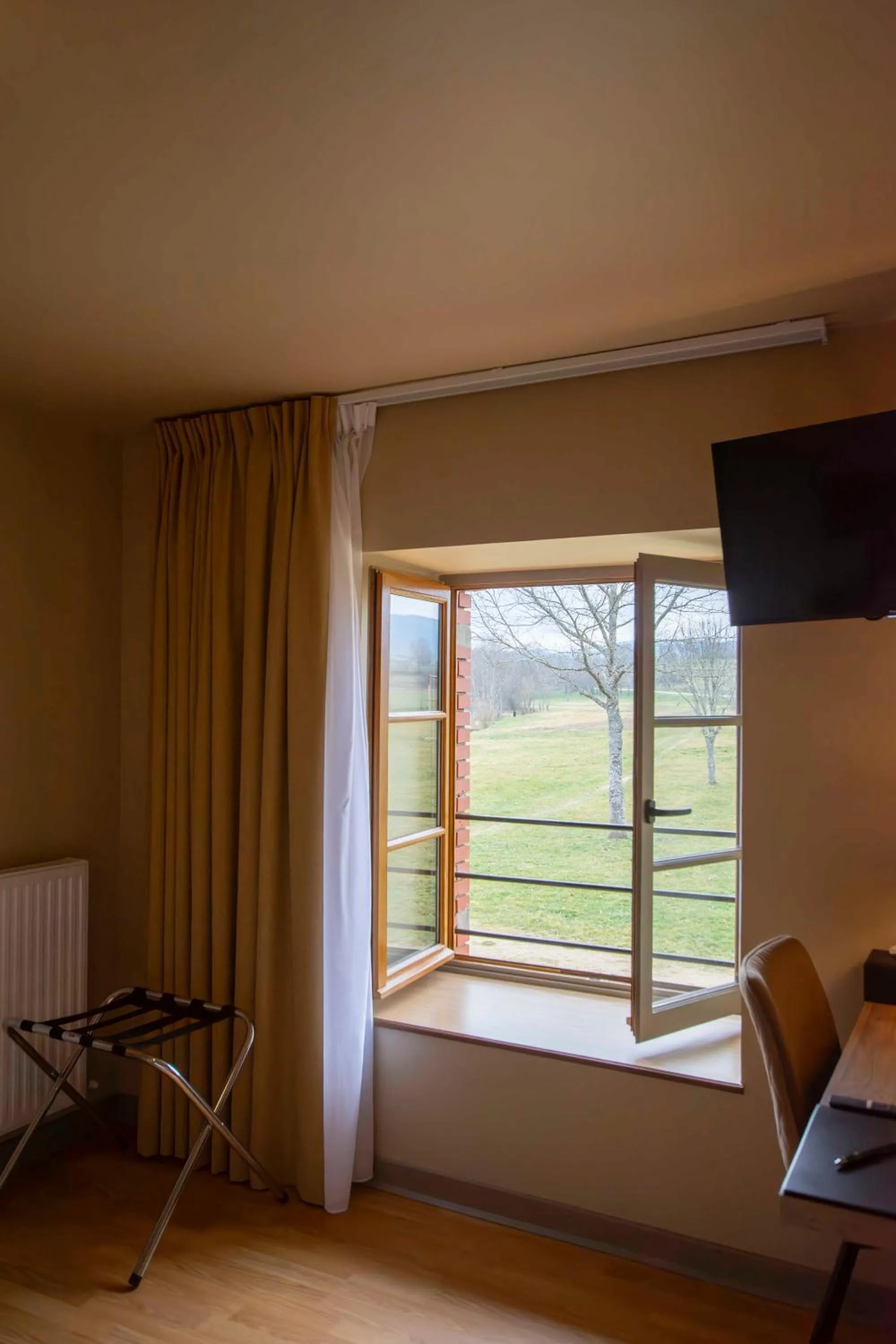 Garden view in Domaine de la Plagnette