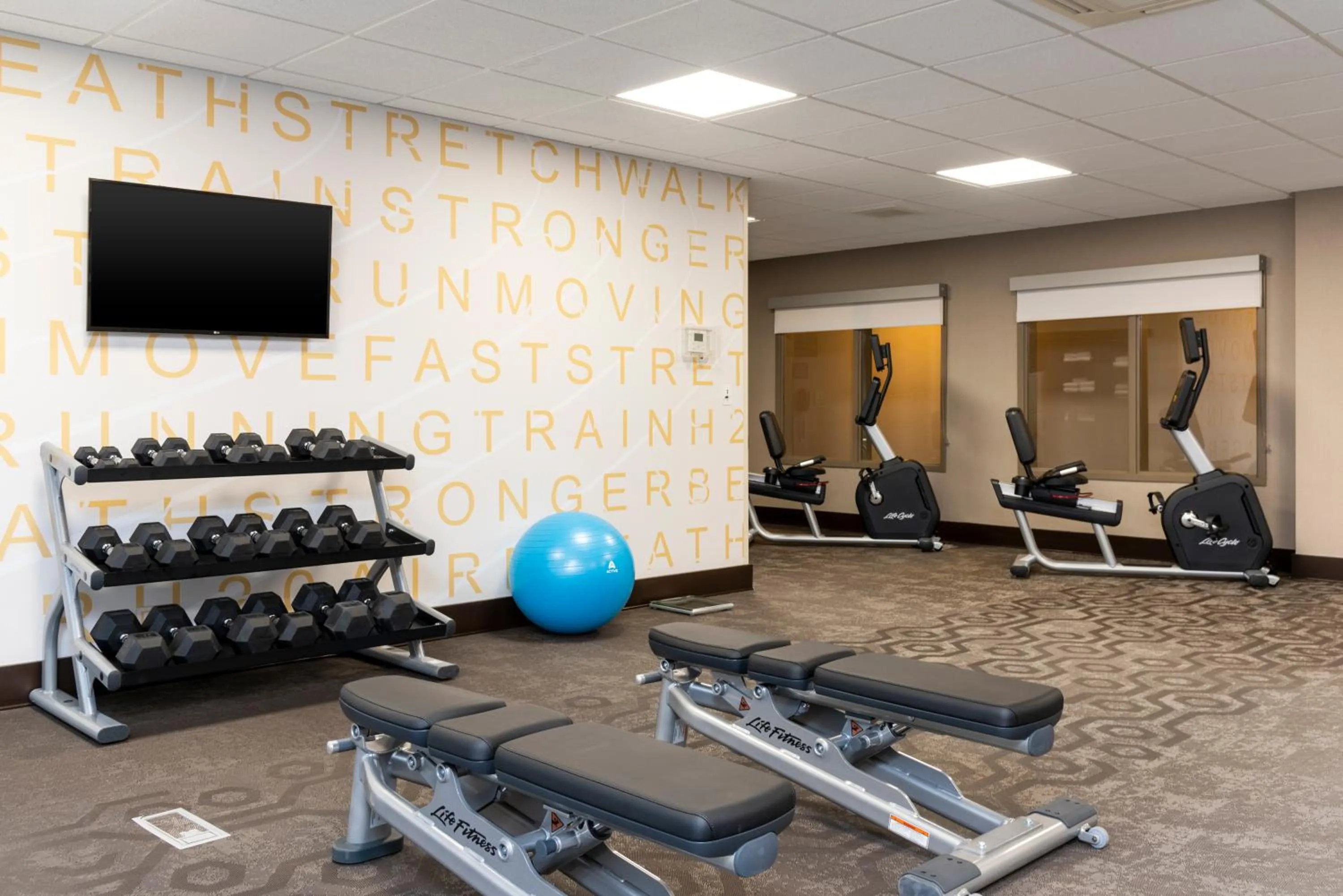 Fitness centre/facilities in Residence Inn by Marriott Midland