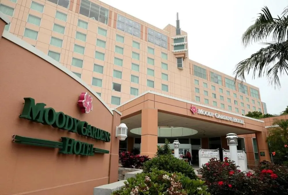 Property building in Moody Gardens Hotel Spa and Convention Center