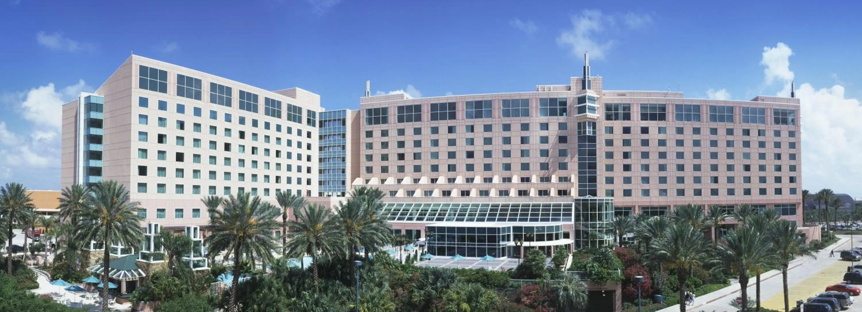 Property building in Moody Gardens Hotel Spa and Convention Center