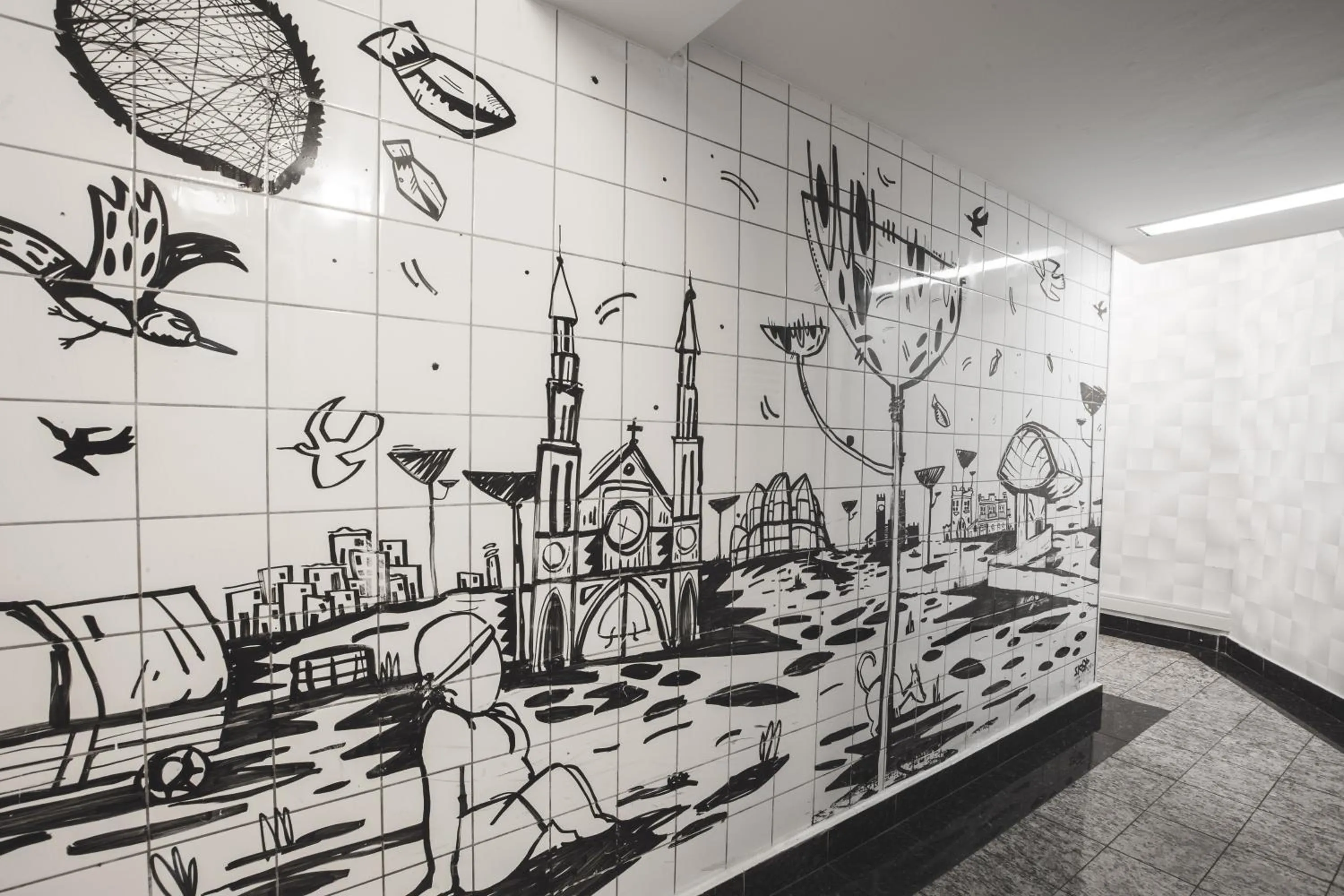 Decorative detail in Curitiba Palace Hotel