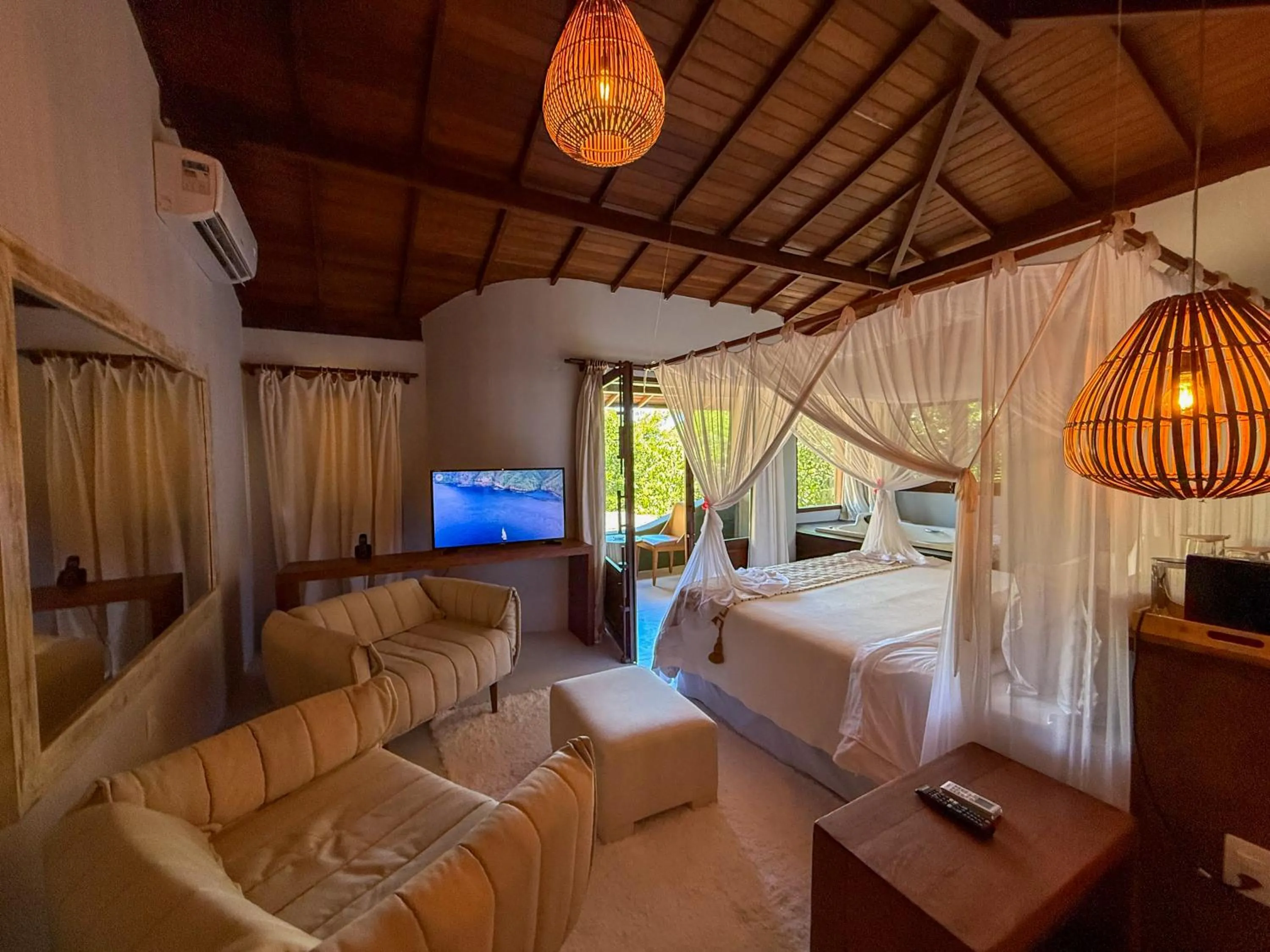 Living room in Amaia Trancoso Hotel