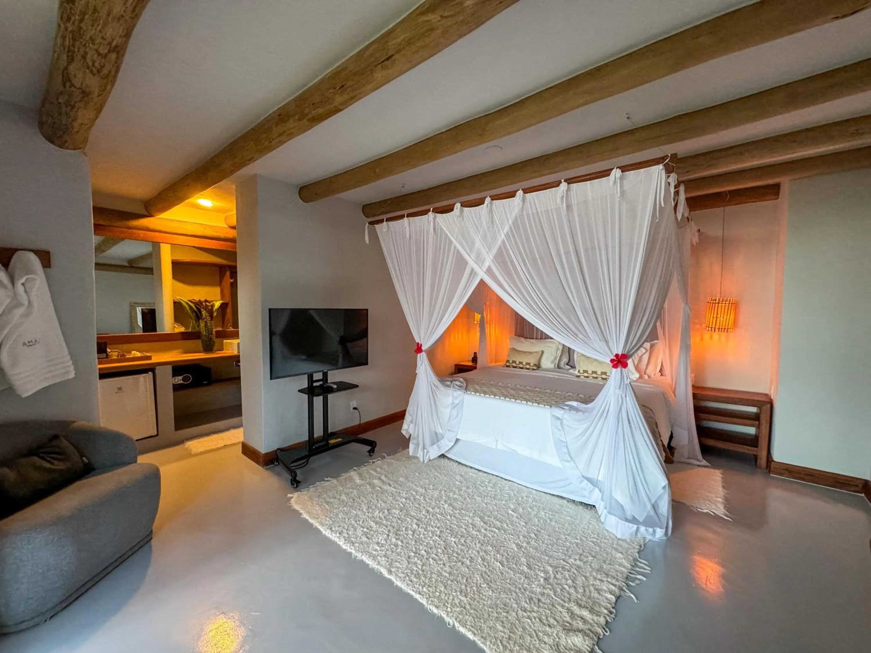 Bedroom, Bed in Amaia Trancoso Hotel