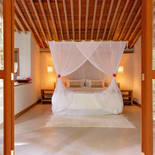 Bed in Amaia Trancoso Hotel