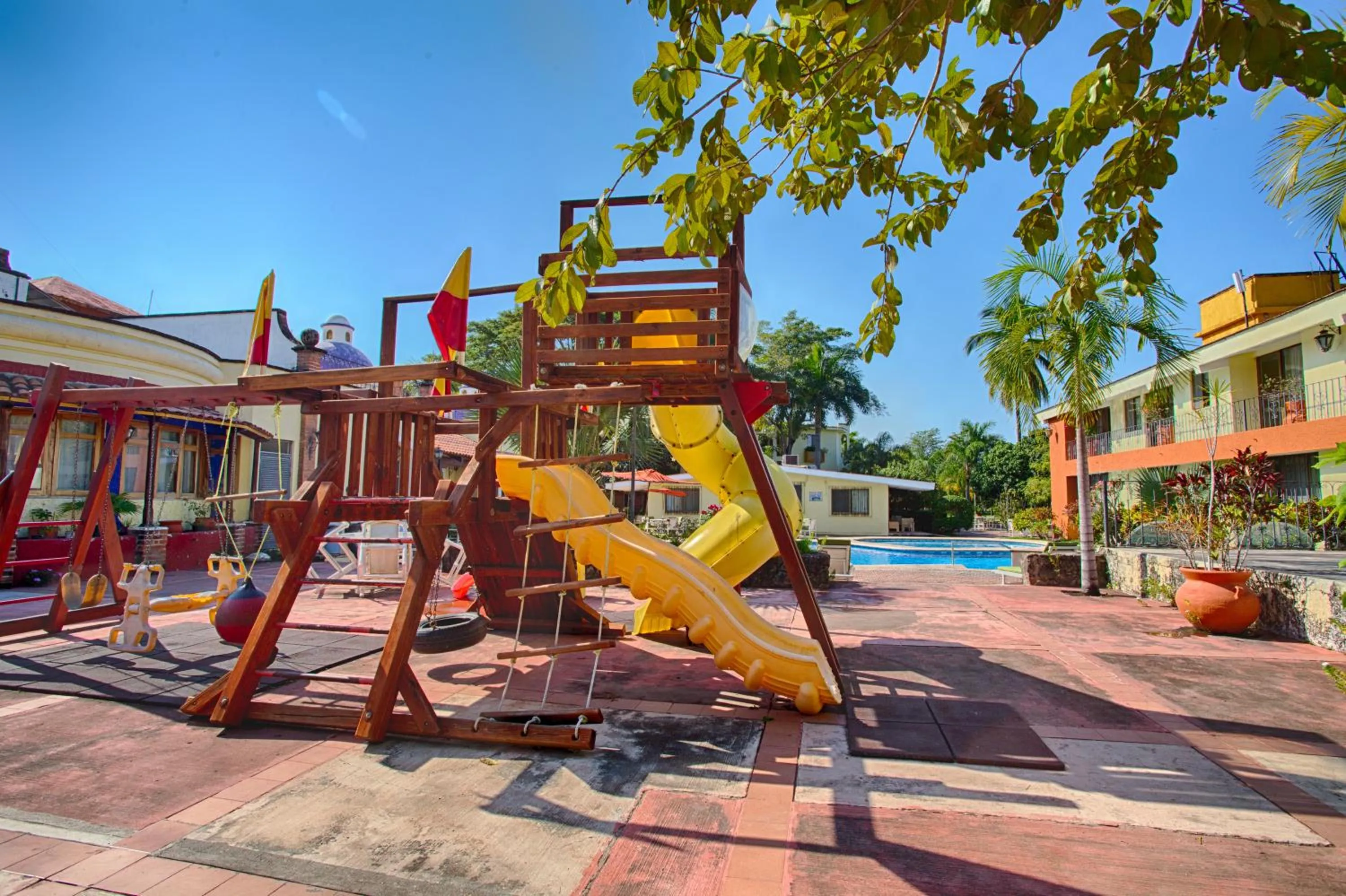 Children play ground in Hotel Garza Canela