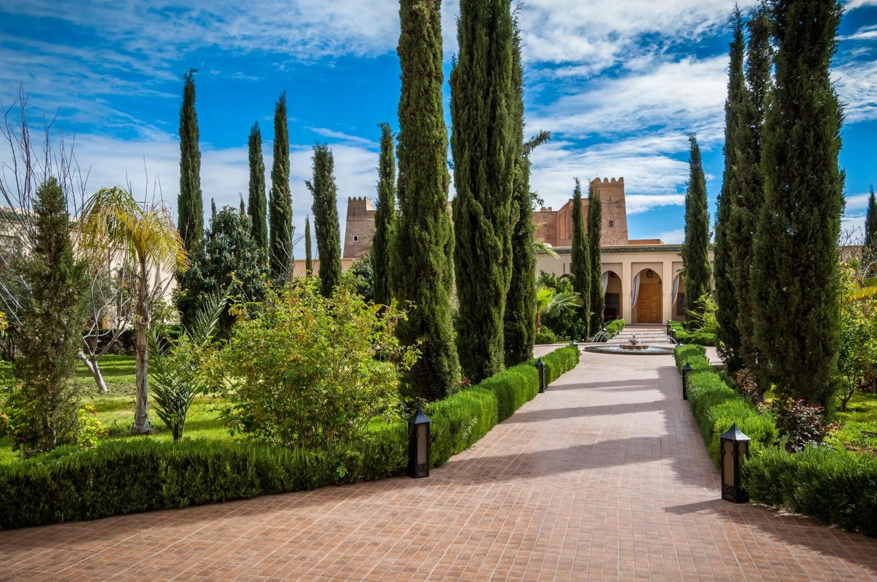 Garden view in Riad Sougtani