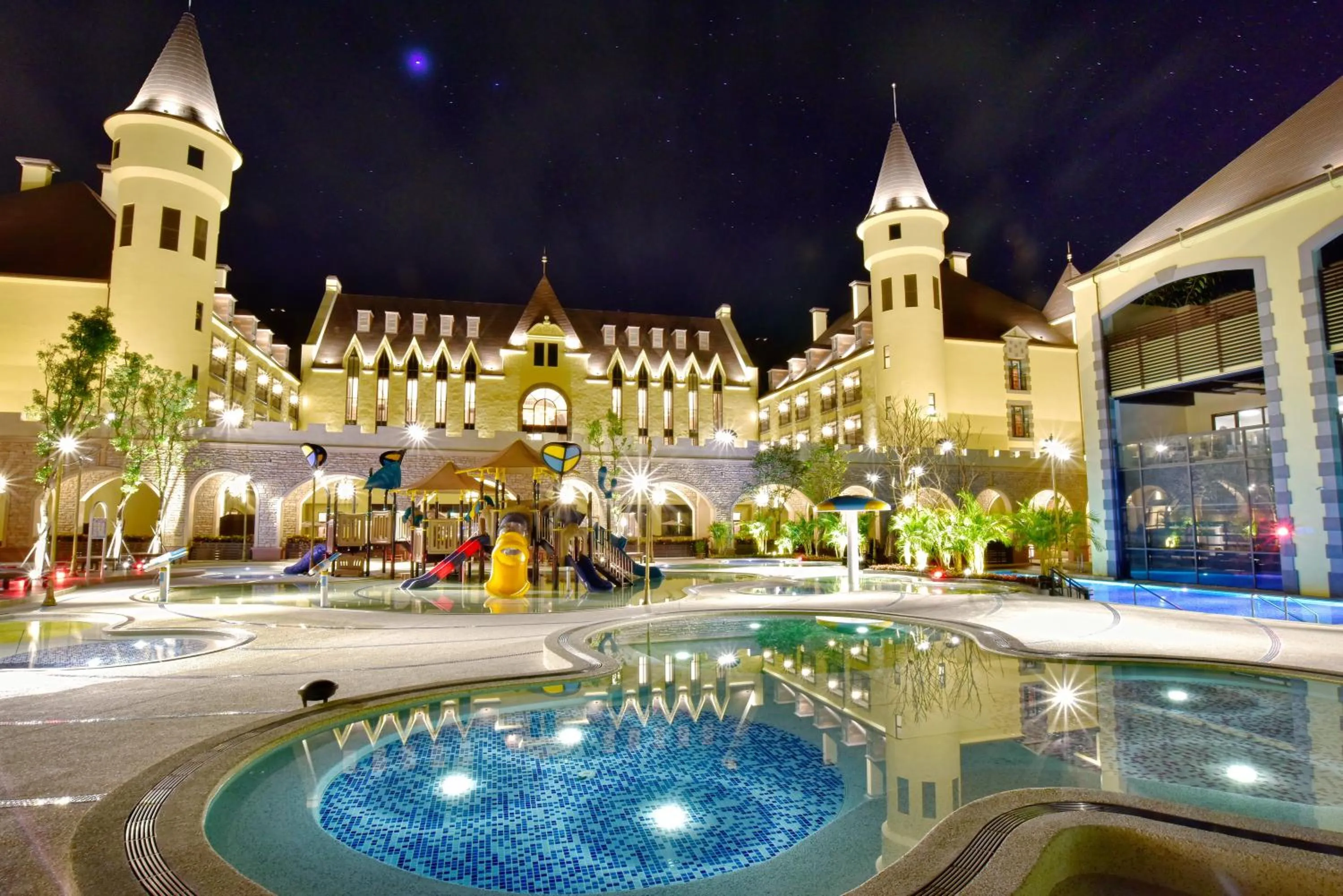 Aqua park in Grand Cosmos Resort Ruisui Hualien