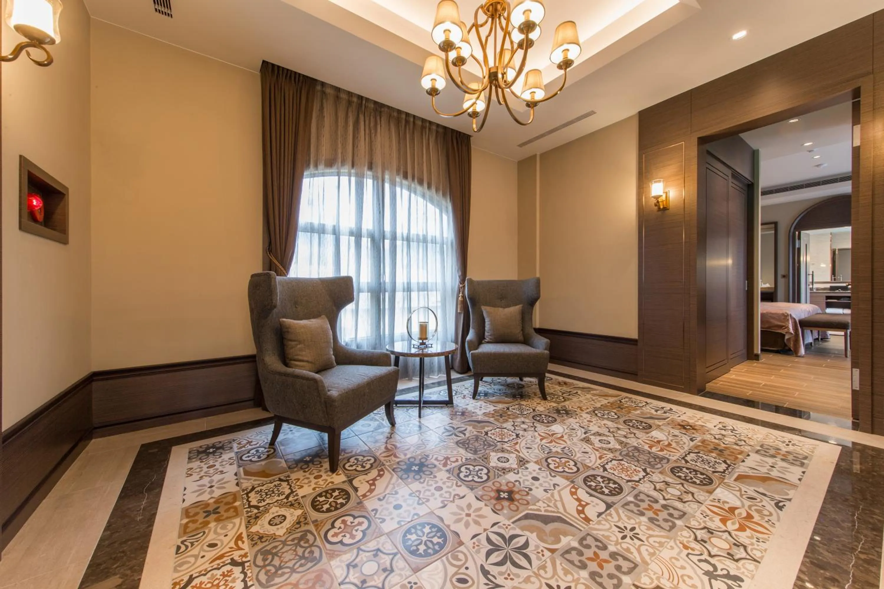 Living room in Grand Cosmos Resort Ruisui Hualien