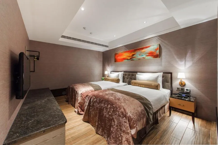 Bed in Grand Cosmos Resort Ruisui Hualien