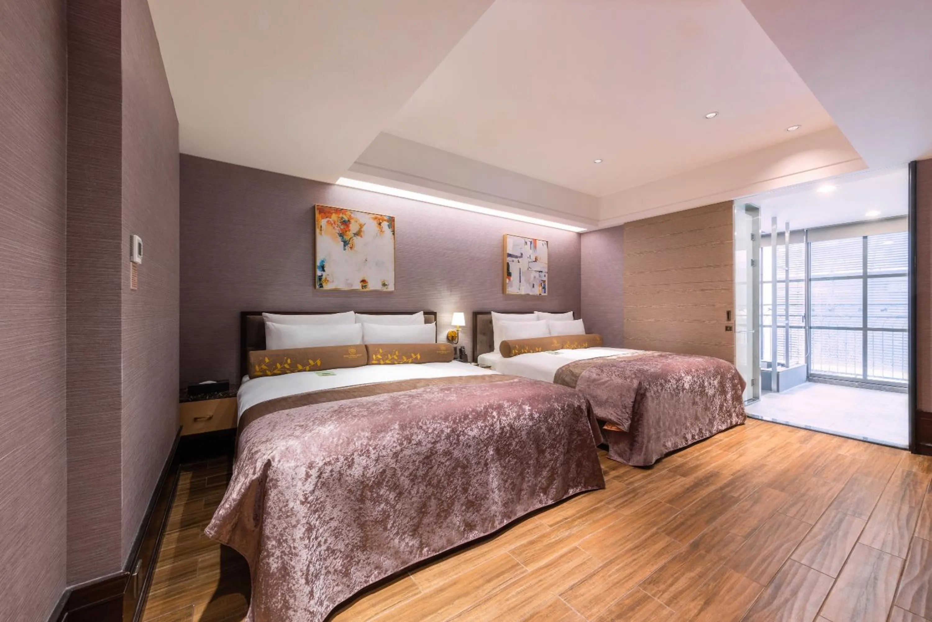 Bed in Grand Cosmos Resort Ruisui Hualien