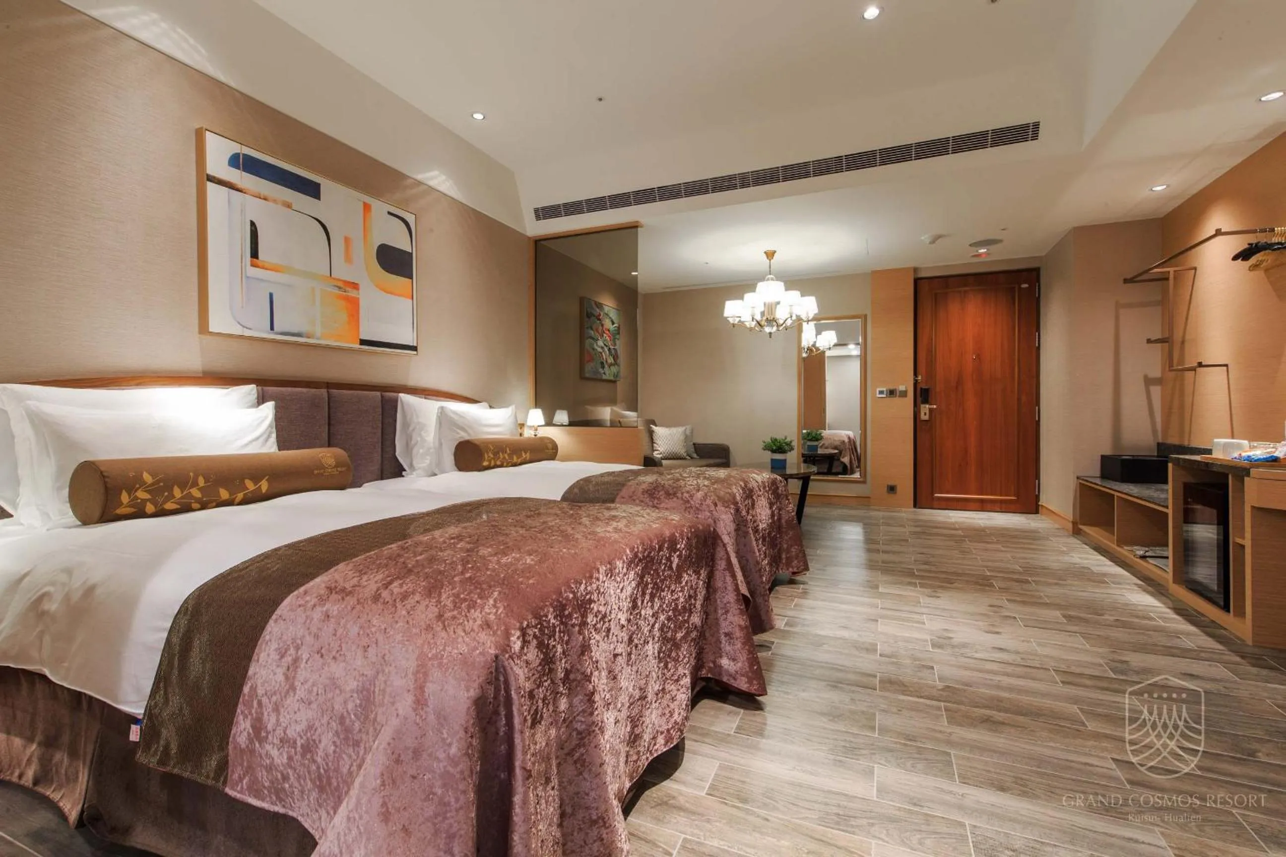 Bedroom, Bed in Grand Cosmos Resort Ruisui Hualien