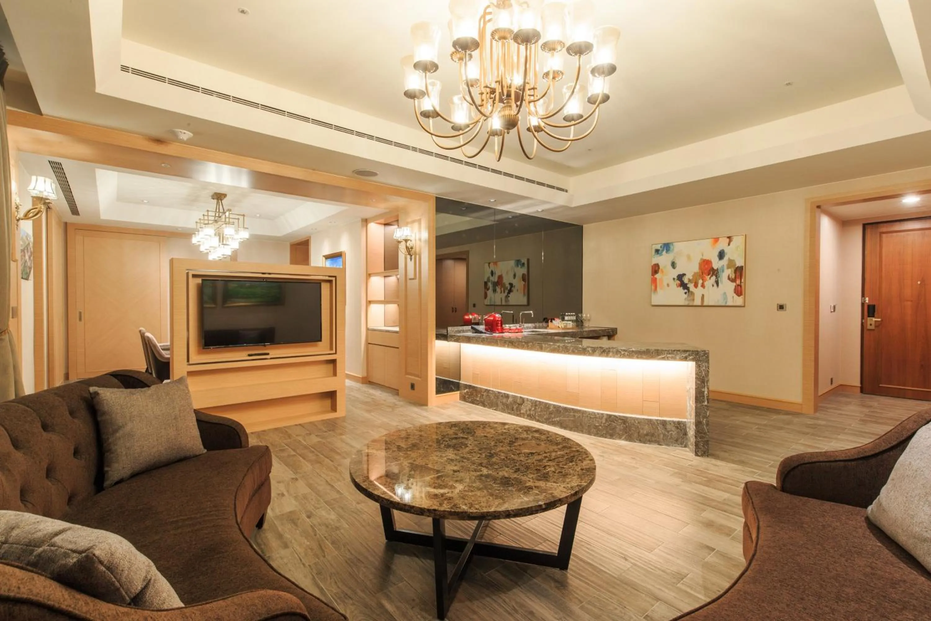 Living room in Grand Cosmos Resort Ruisui Hualien