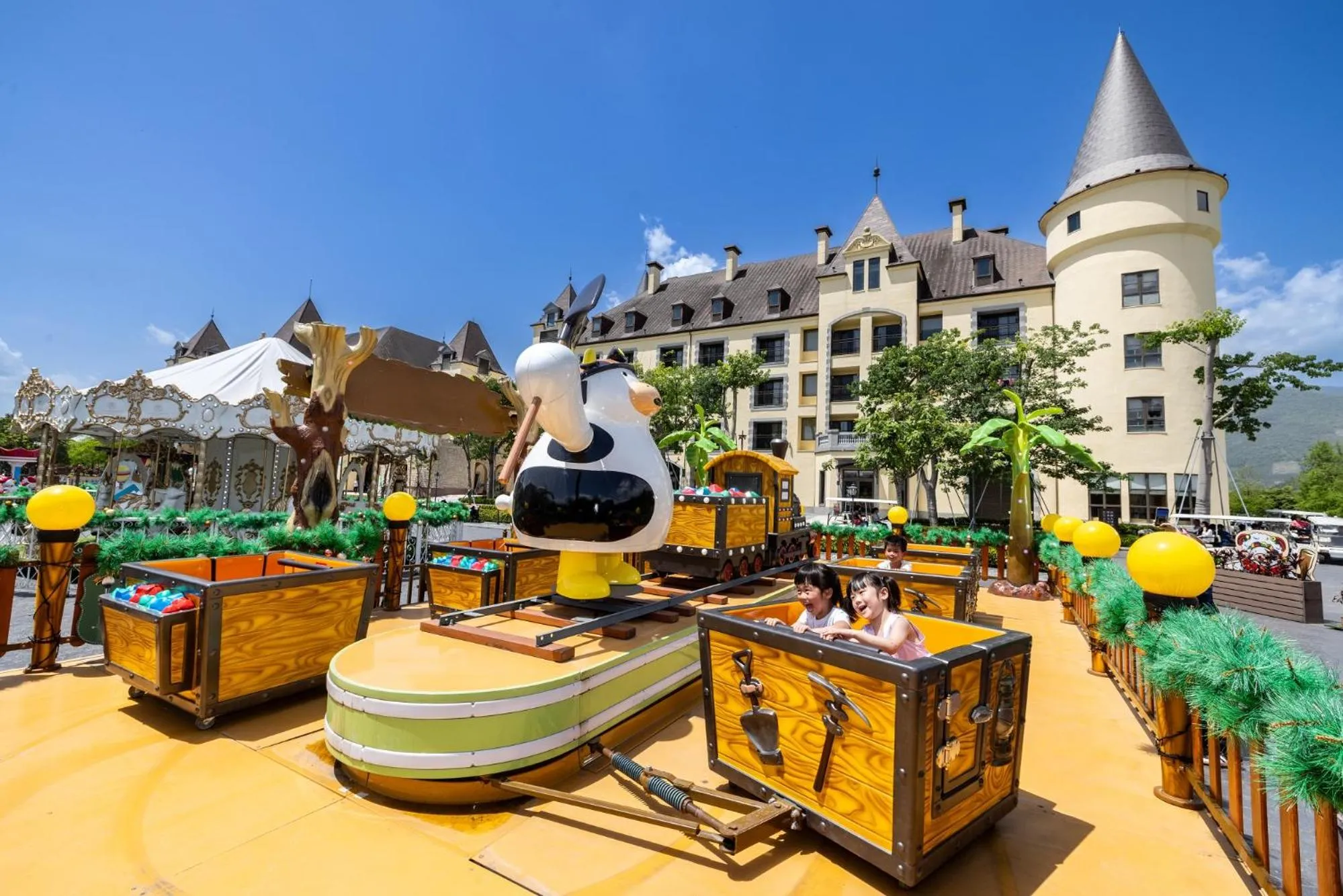 Children play ground in Grand Cosmos Resort Ruisui Hualien