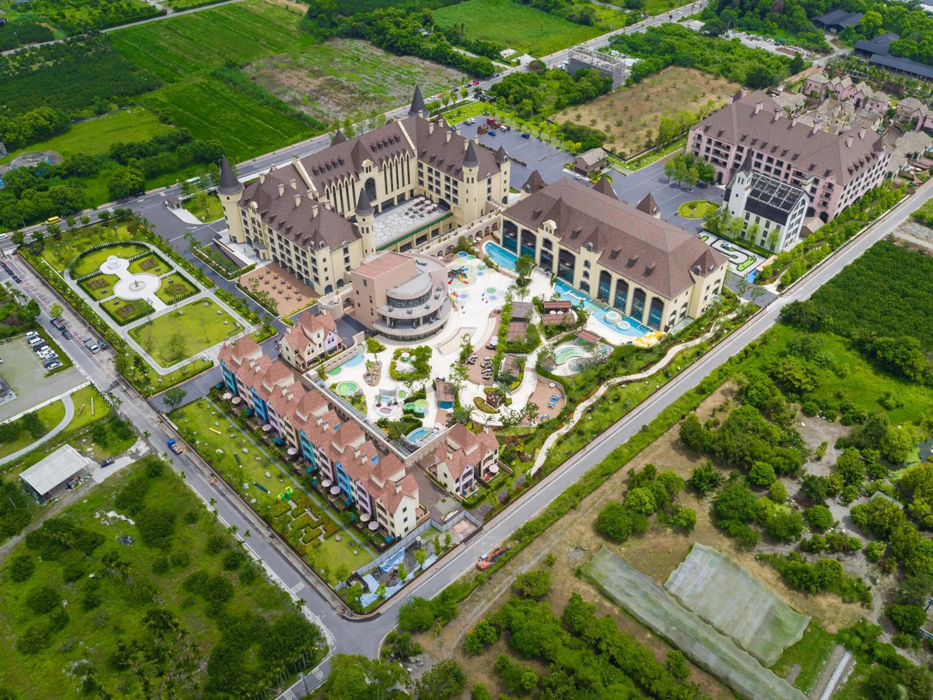 Bird's eye view in Grand Cosmos Resort Ruisui Hualien