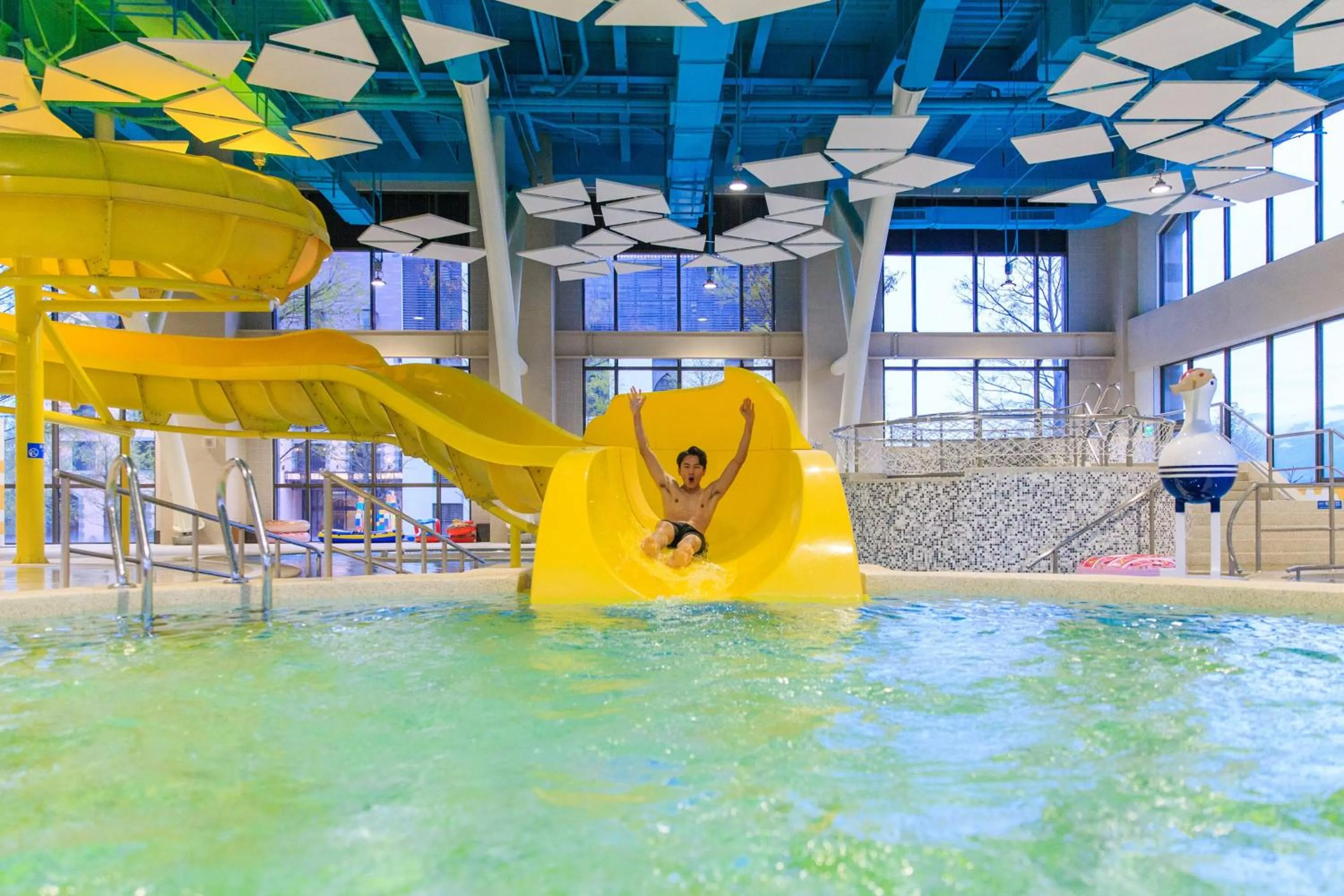 Aqua park in Grand Cosmos Resort Ruisui Hualien