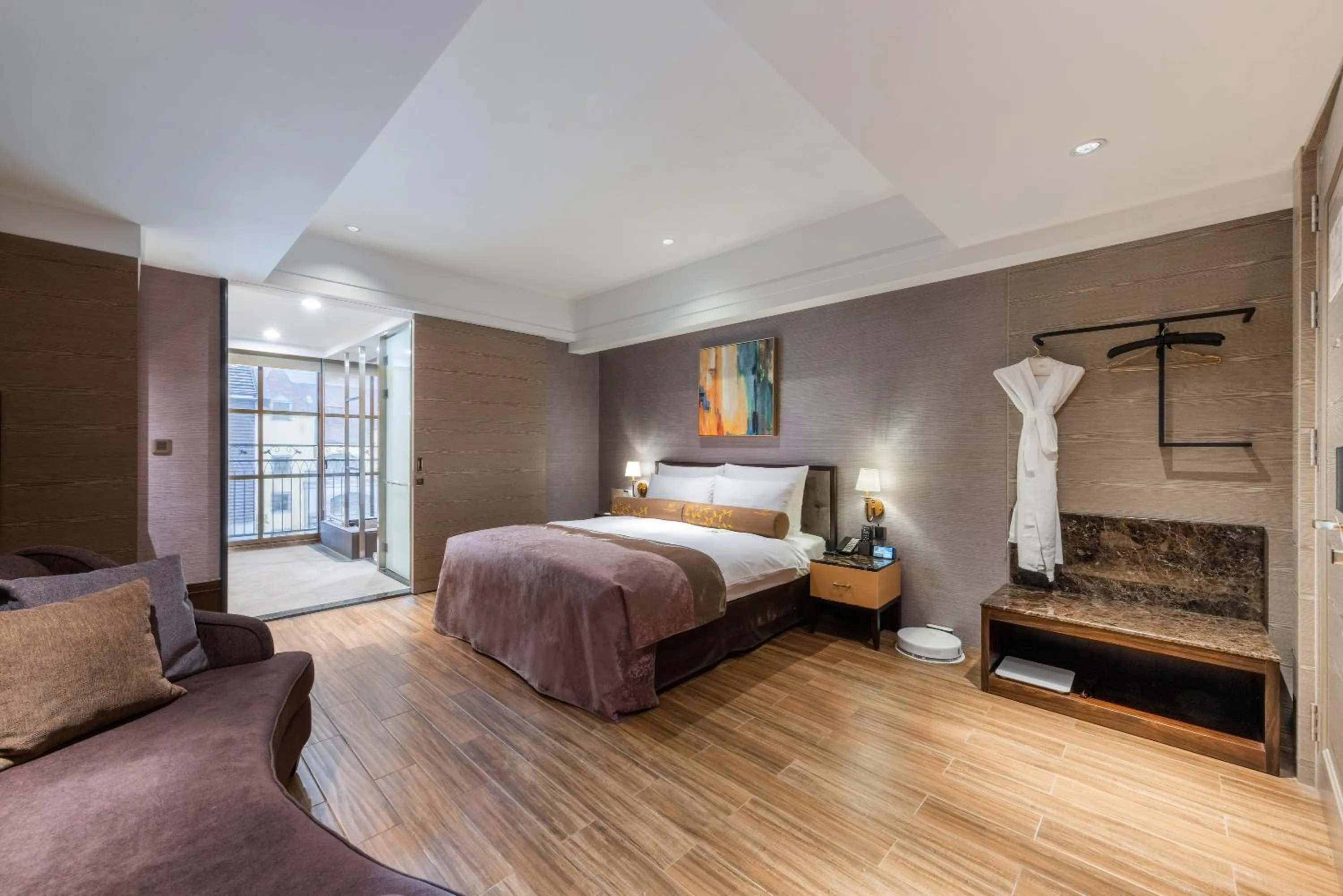 Bed in Grand Cosmos Resort Ruisui Hualien