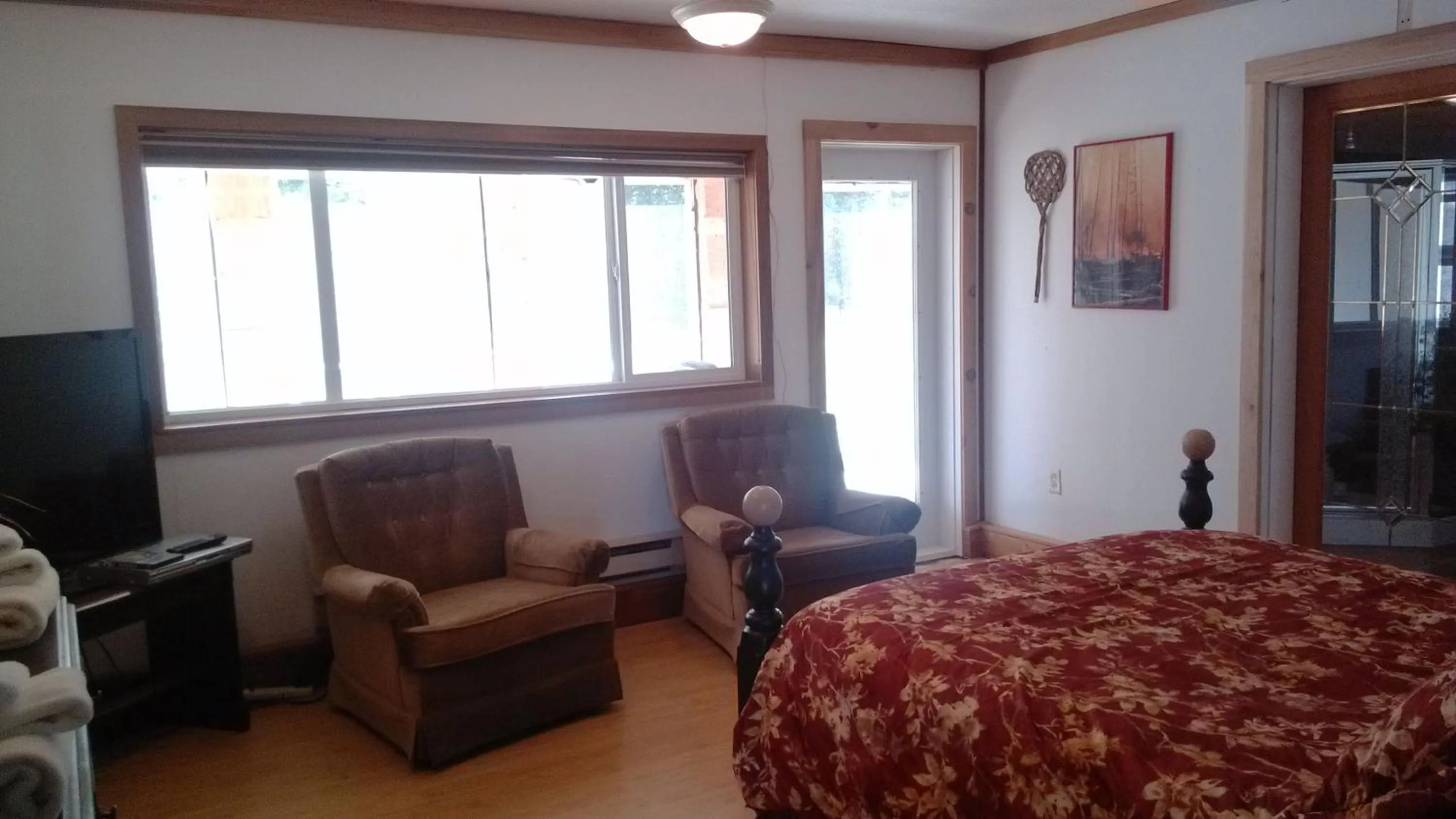 Bed in Harrison Hammond House Farmstay