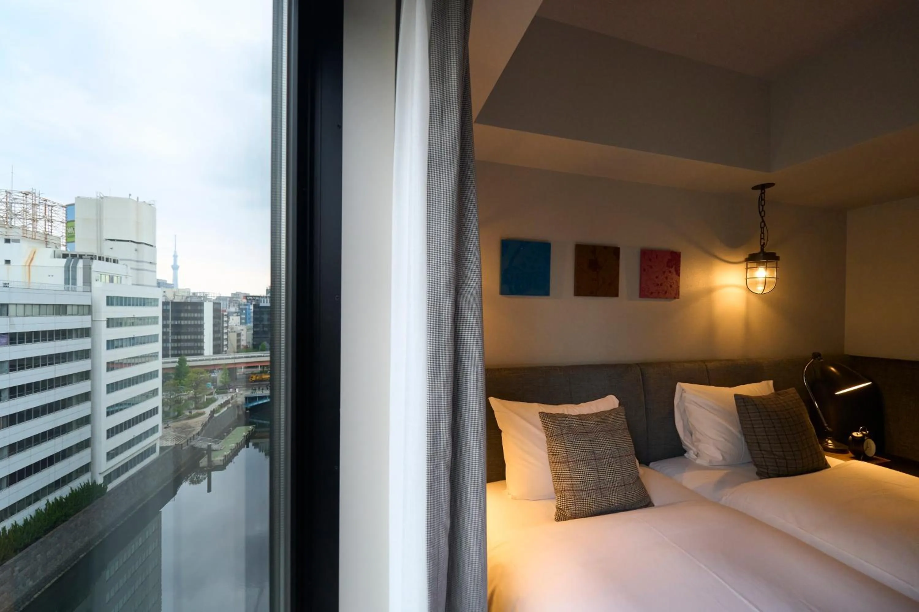 View (from property/room), Bed in Hotel Resol Akihabara