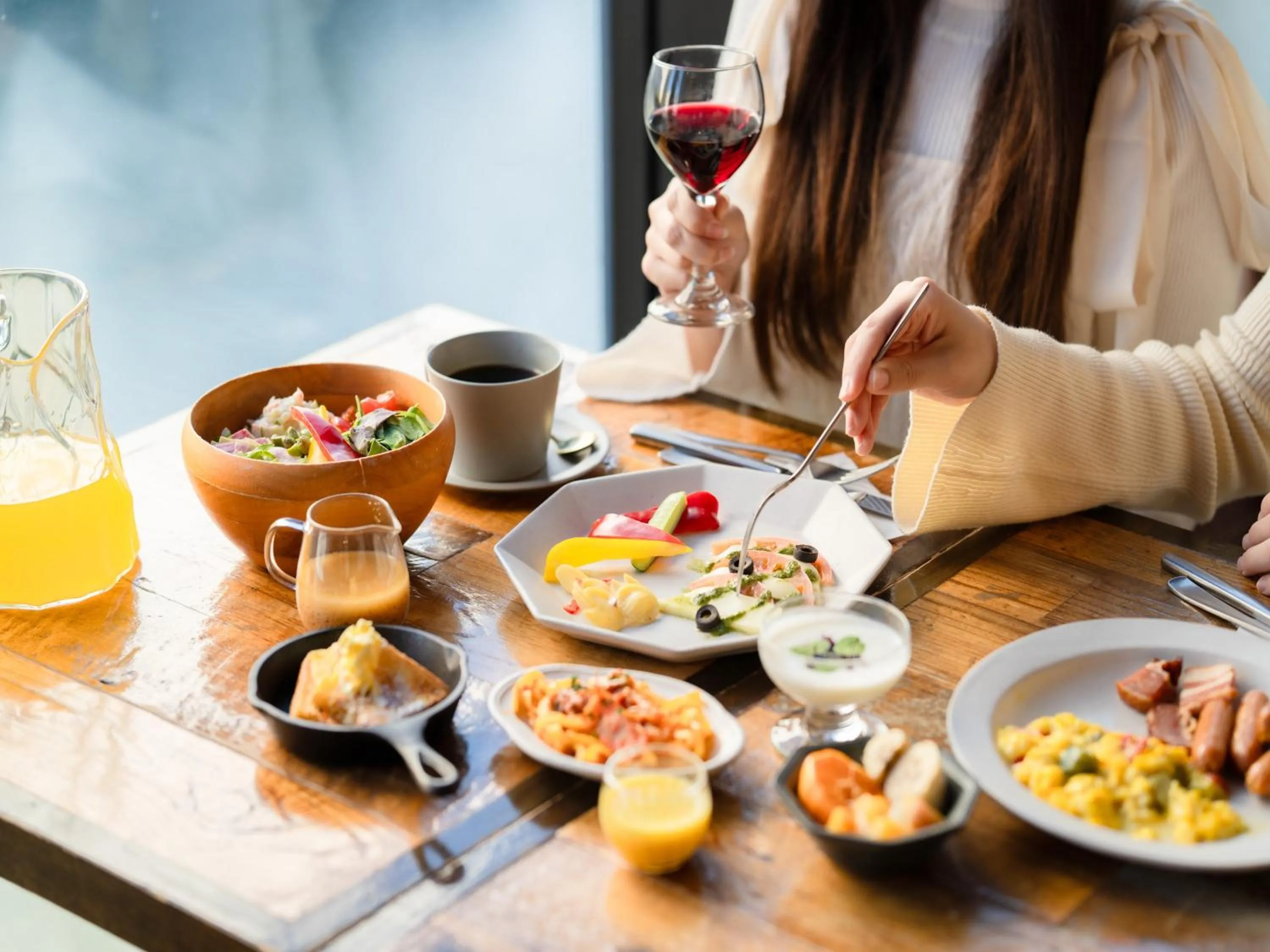 Buffet breakfast in Hotel Resol Akihabara