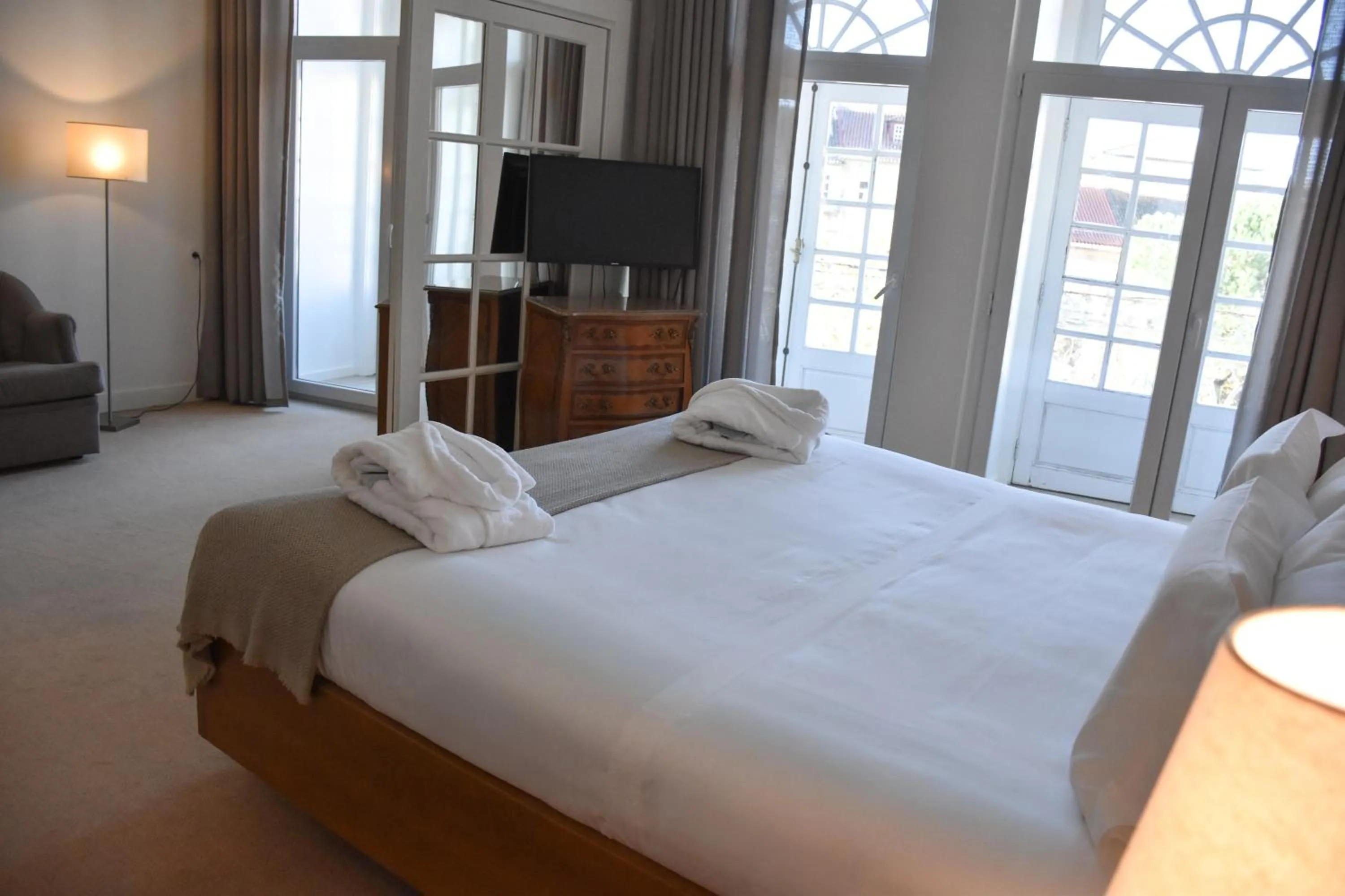 Bed in Hotel Toural