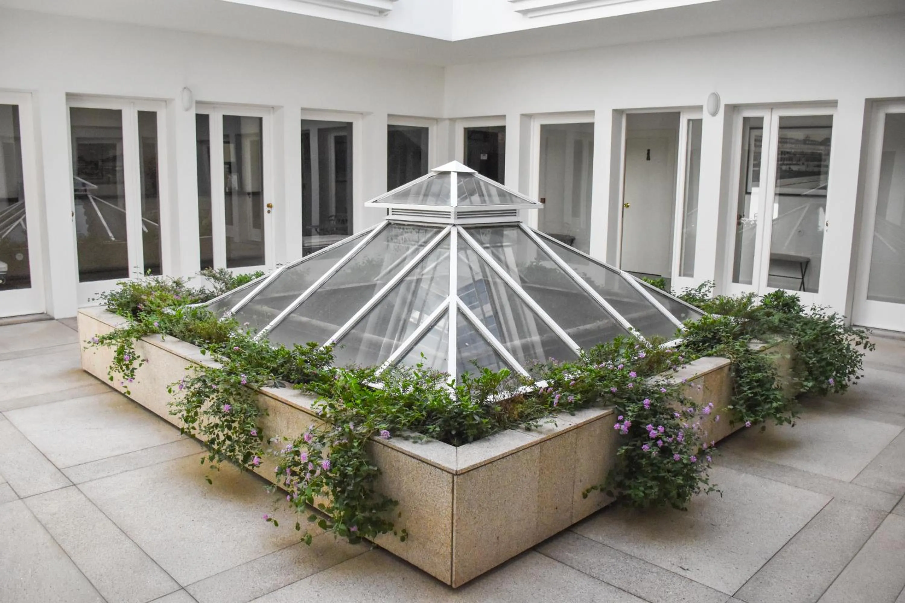 Garden view in Hotel Toural