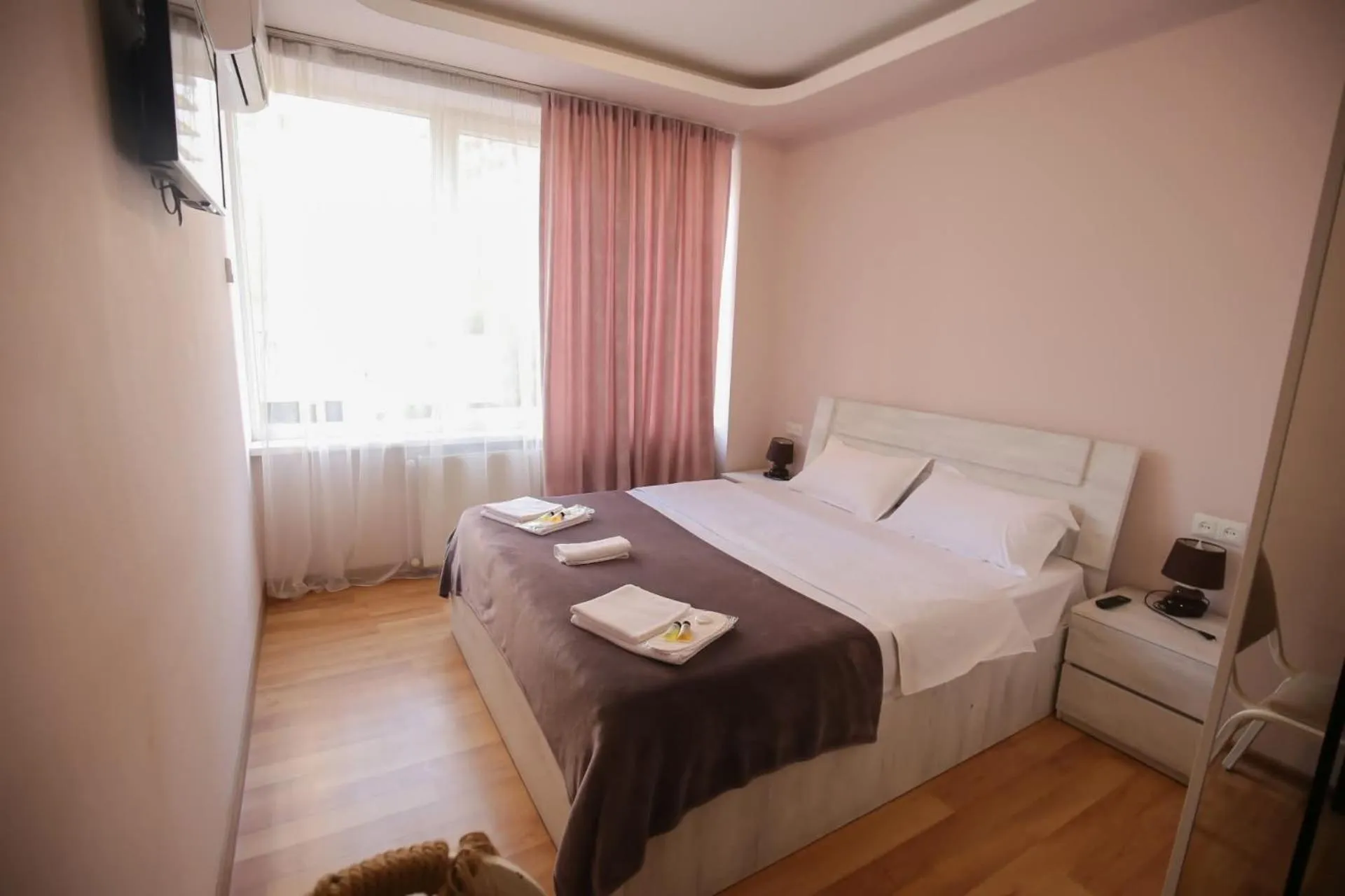 Bed in Hotel Caucasus