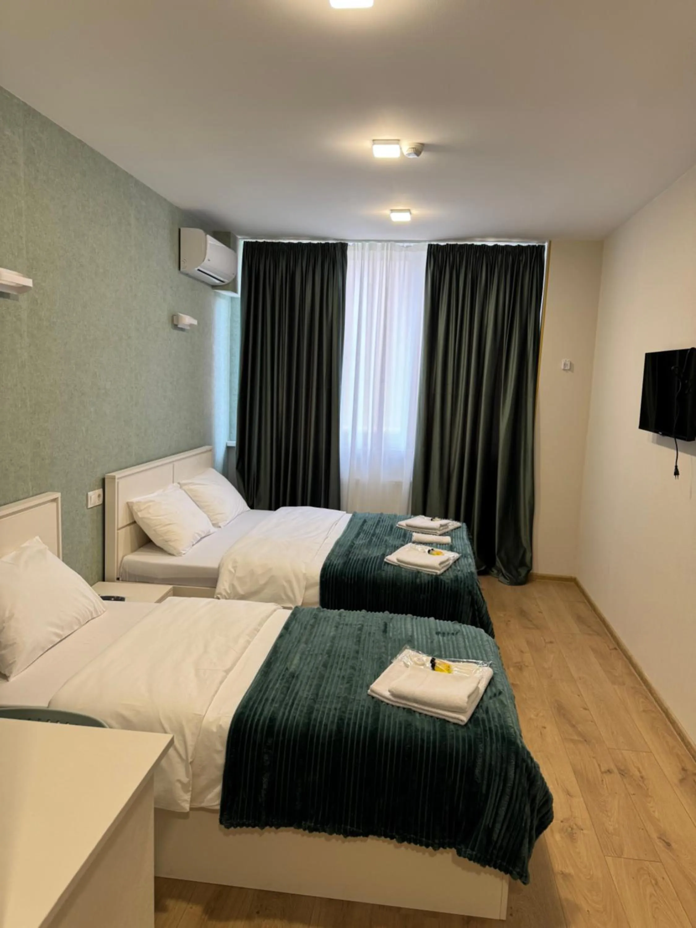 Bed in Hotel Caucasus