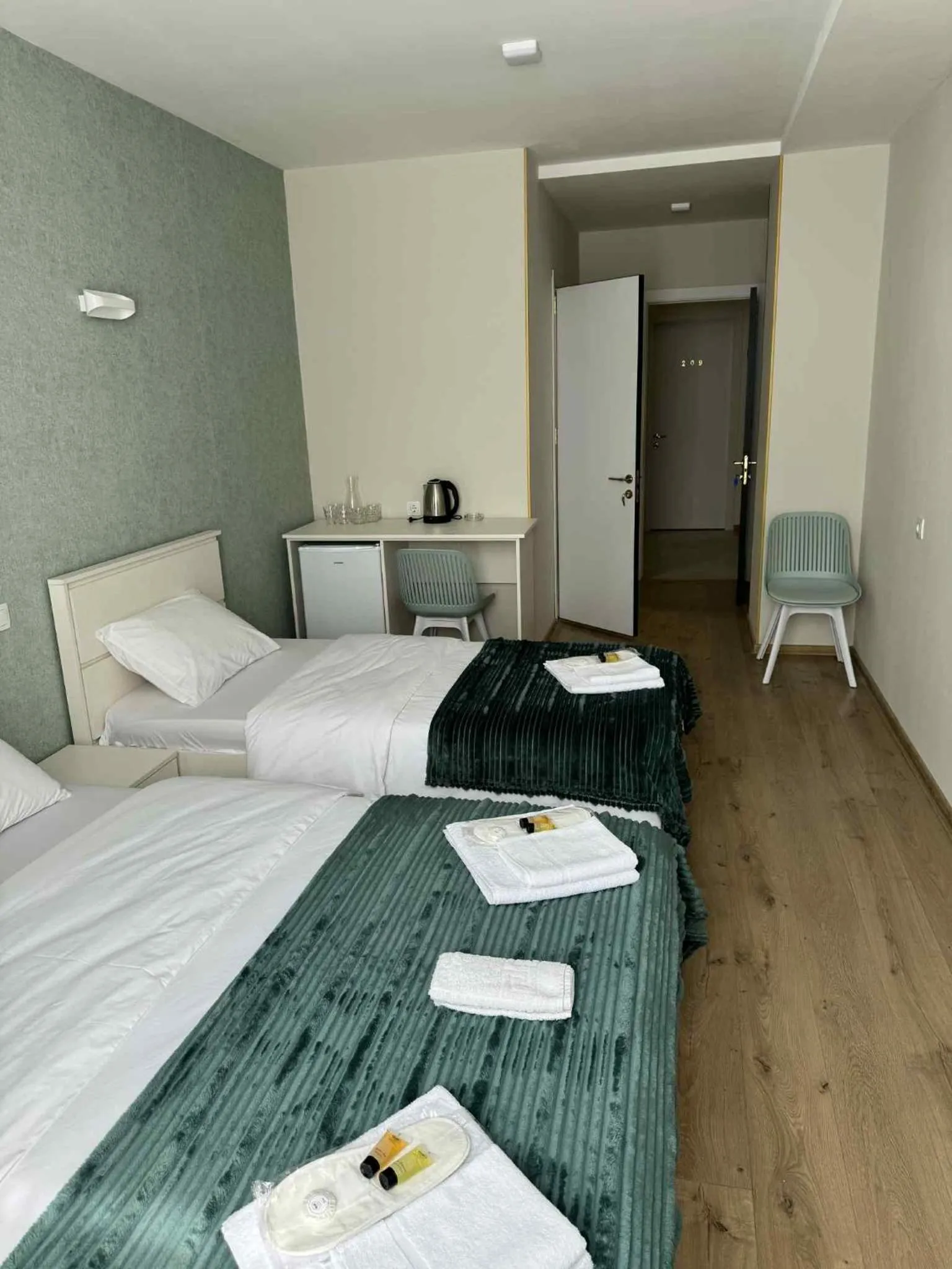 Bed in Hotel Caucasus