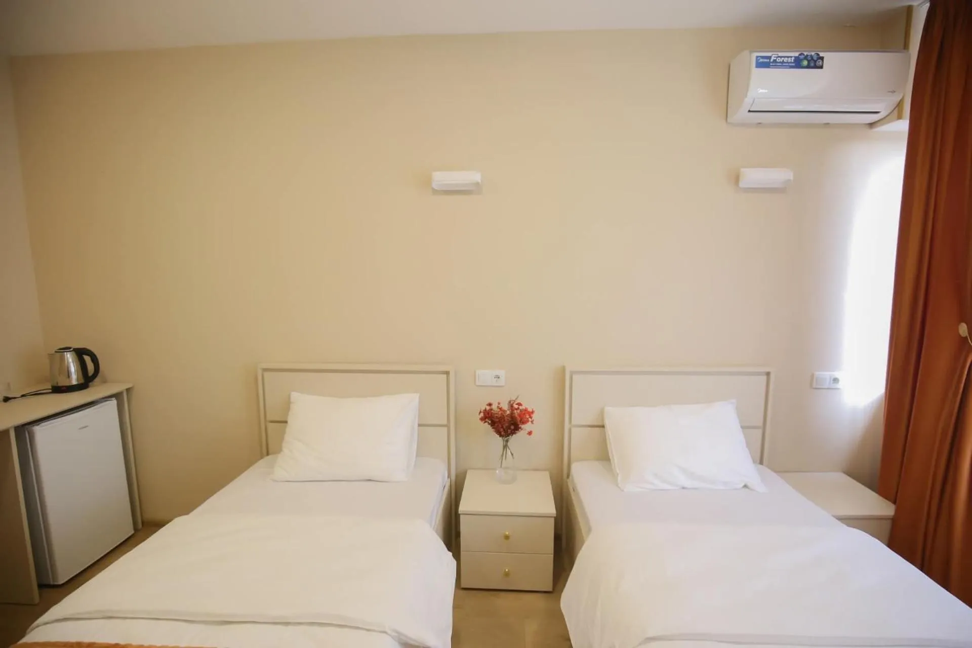 Bed in Hotel Caucasus