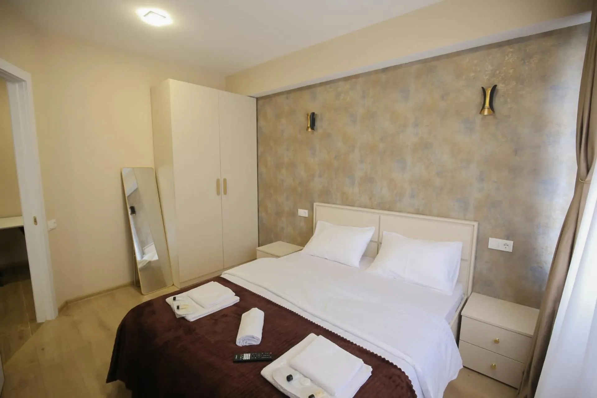 Bed in Hotel Caucasus