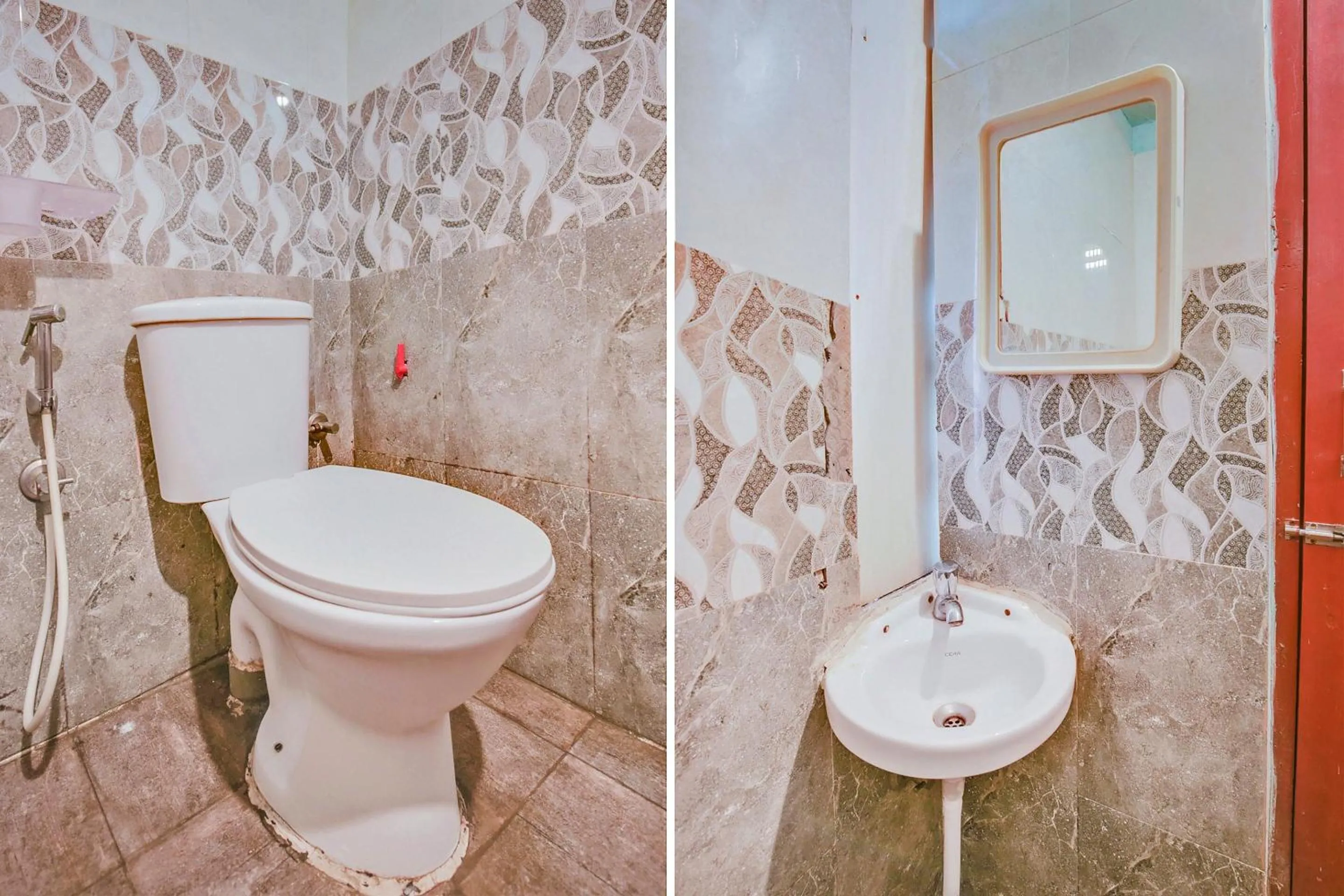 Bathroom in Hotel O Sri Sai Guru Comforts