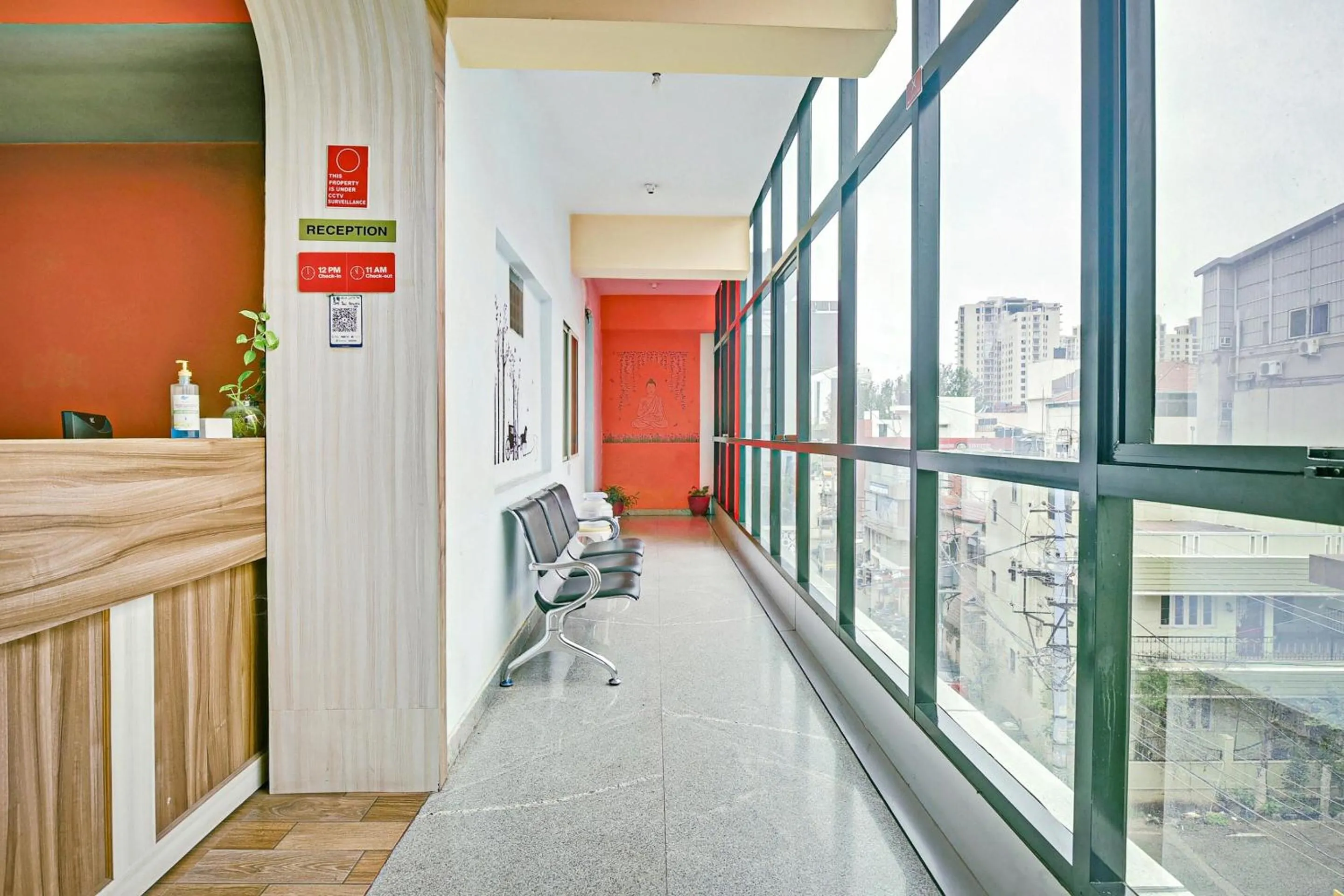 Lobby or reception in Hotel O Sri Sai Guru Comforts