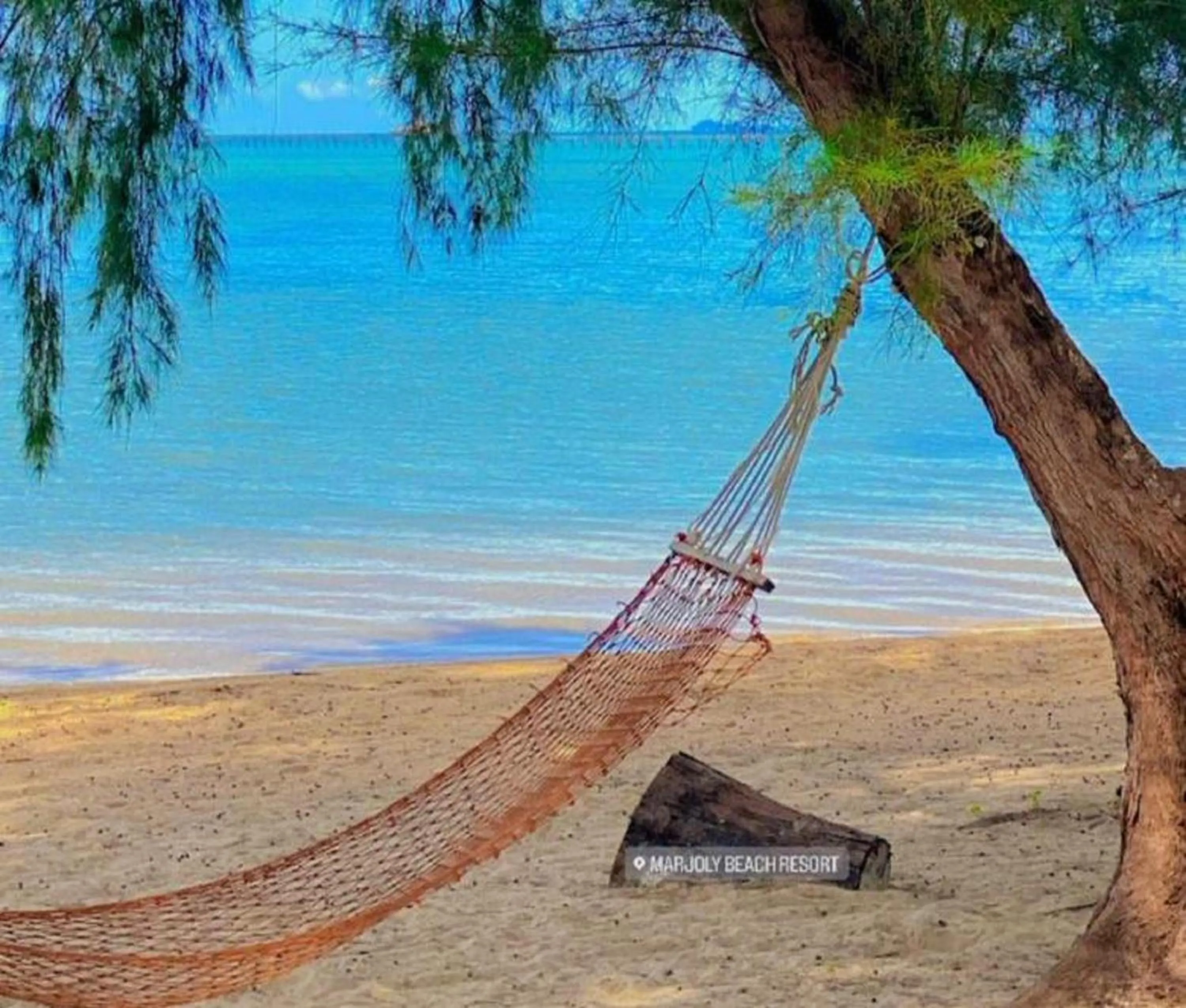 Beach in marjoly beach resort