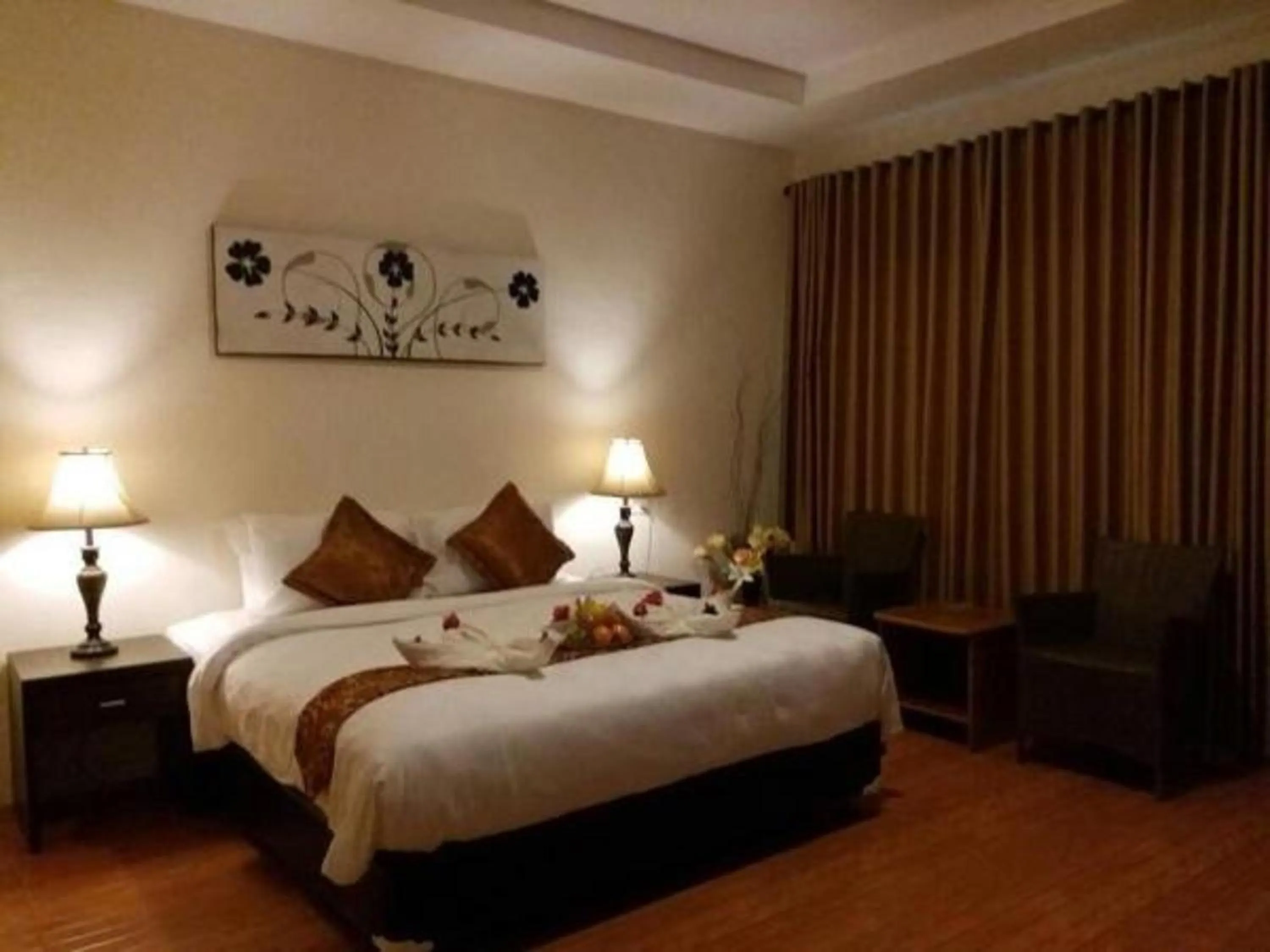 Bed in marjoly beach resort