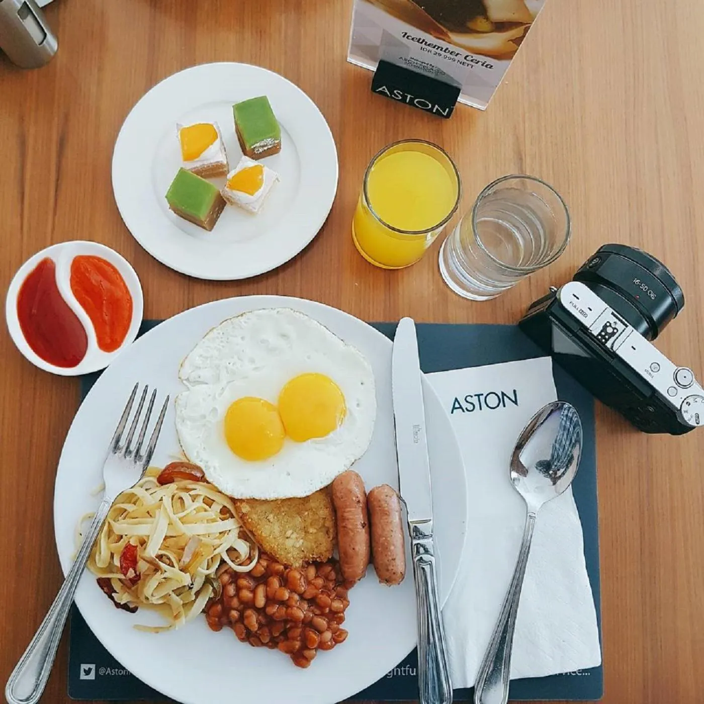 Continental breakfast in Aston Makassar Hotel & Convention Center