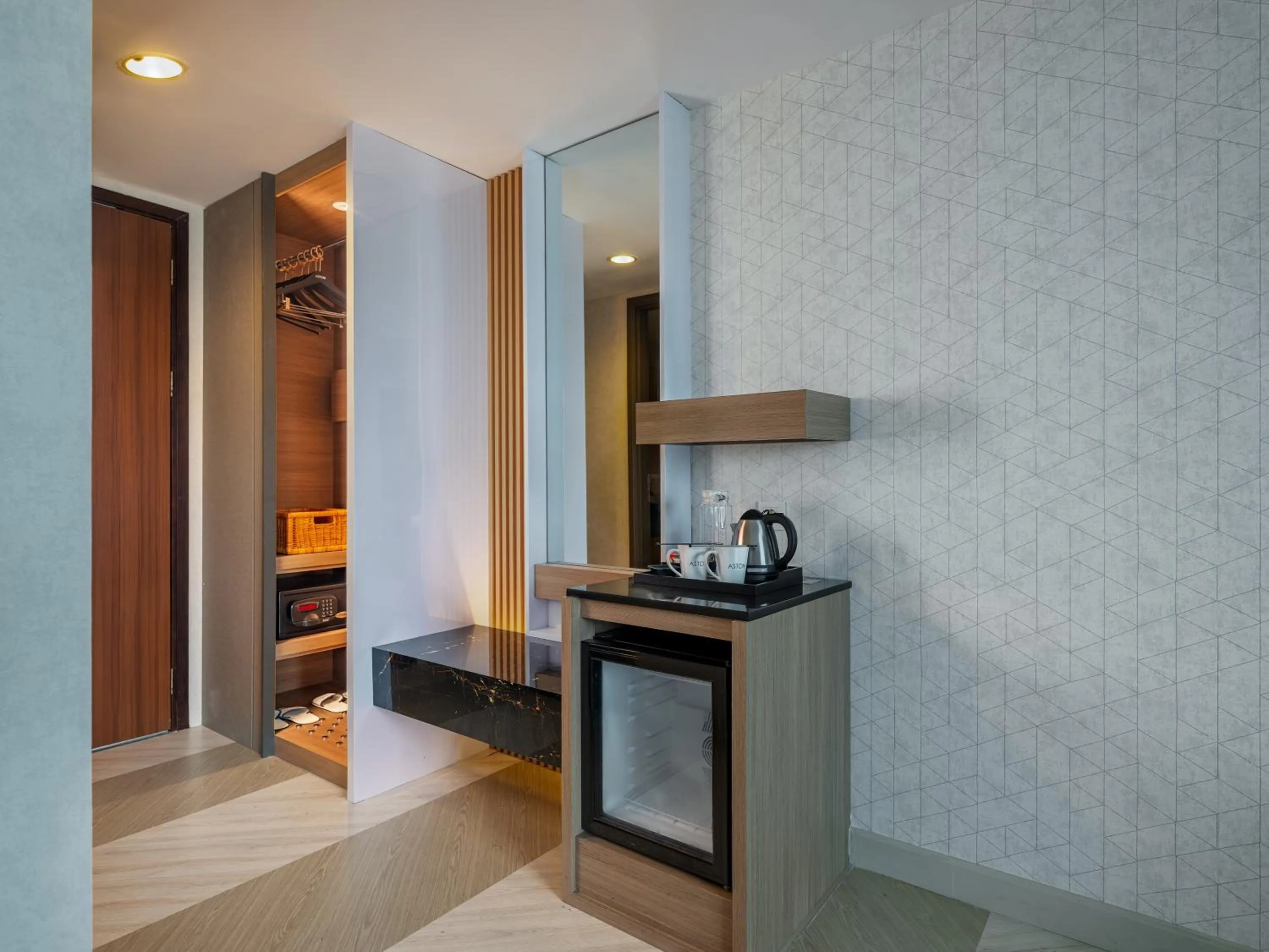 wardrobe in Aston Makassar Hotel & Convention Center