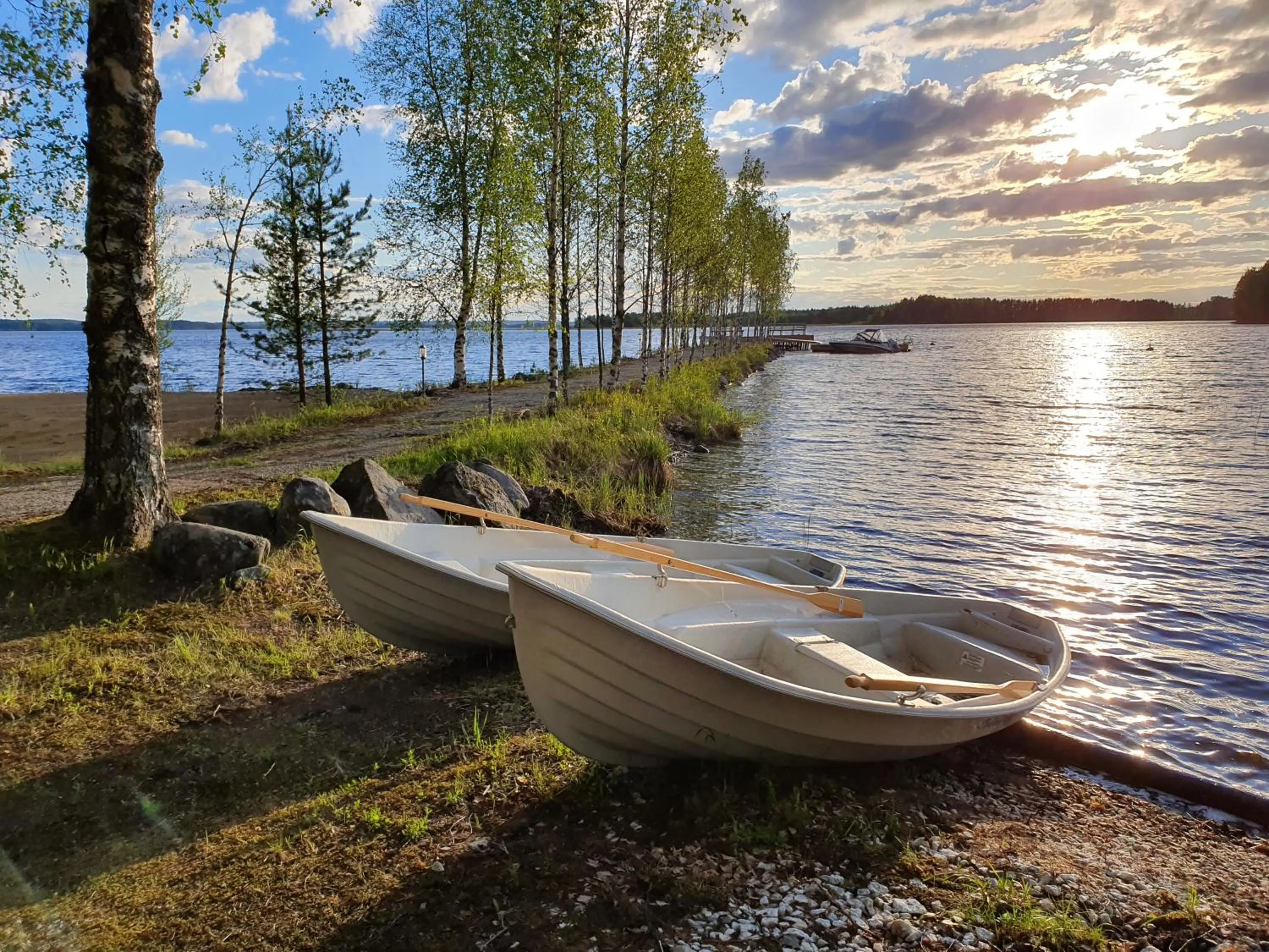 Canoeing in B&B Taipaleenniemi