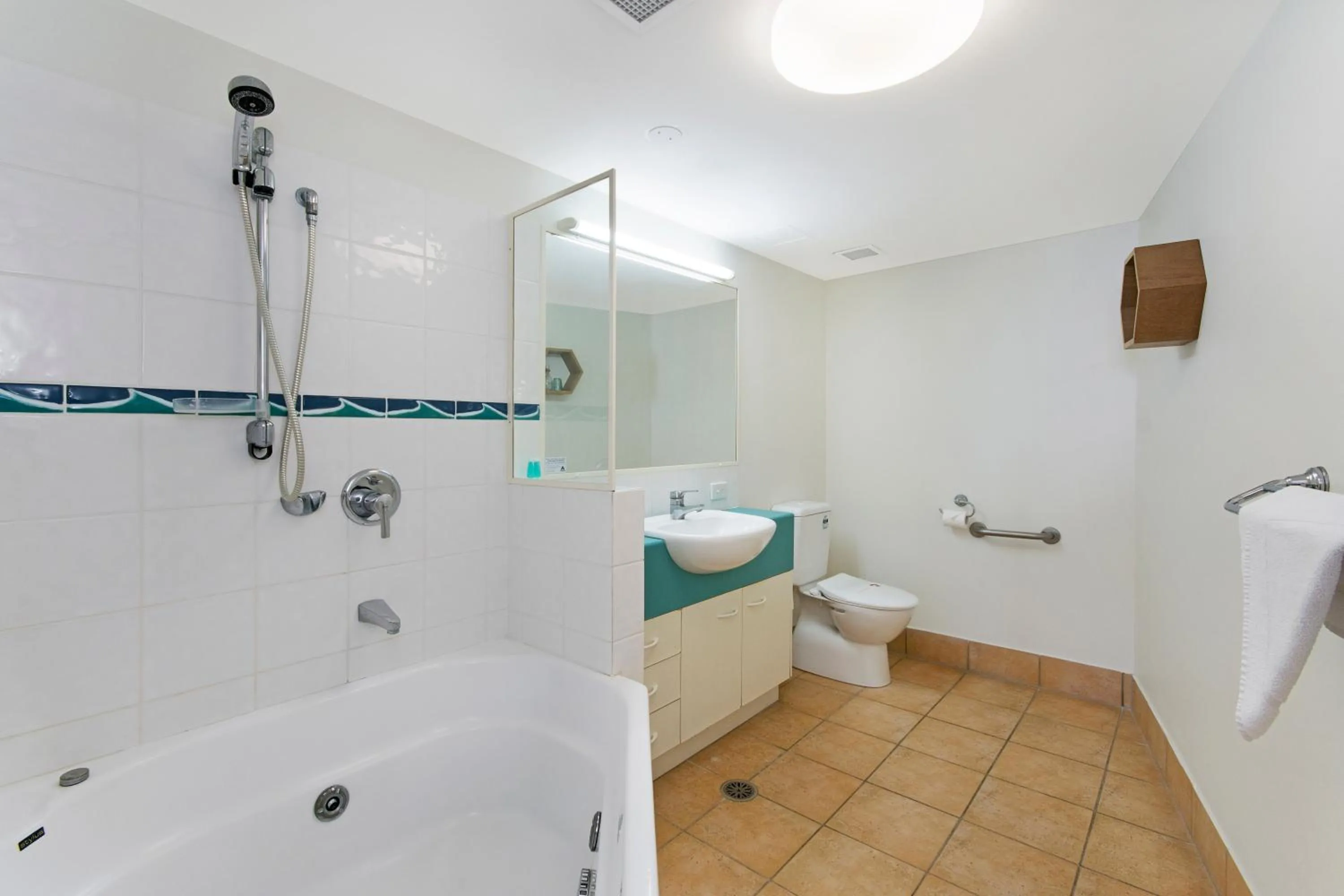 Bathroom in Riviere on Golden Beach