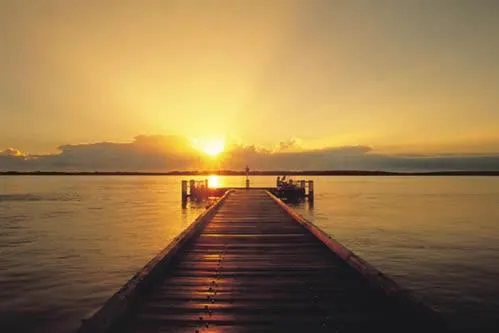 Sunset in Riviere on Golden Beach