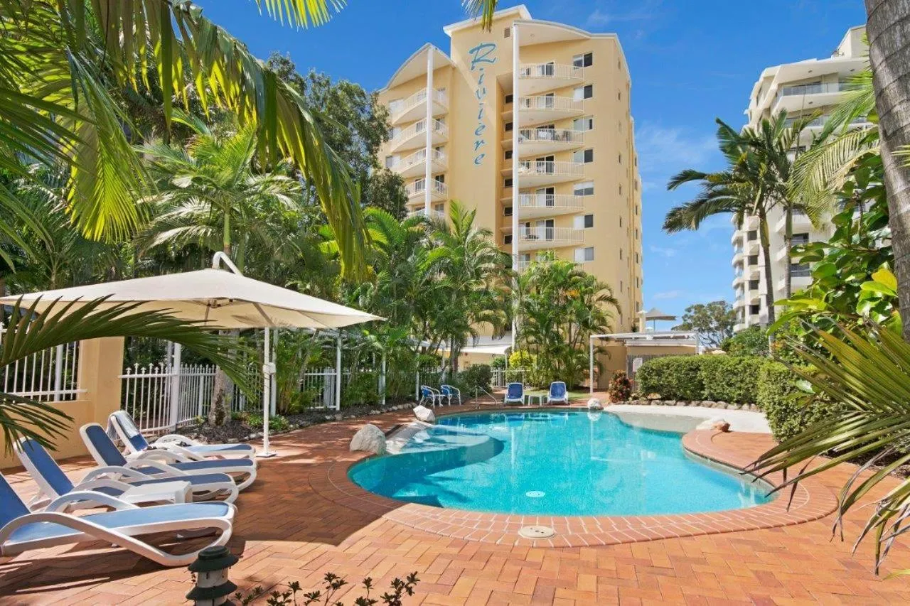 Pool view in Riviere on Golden Beach