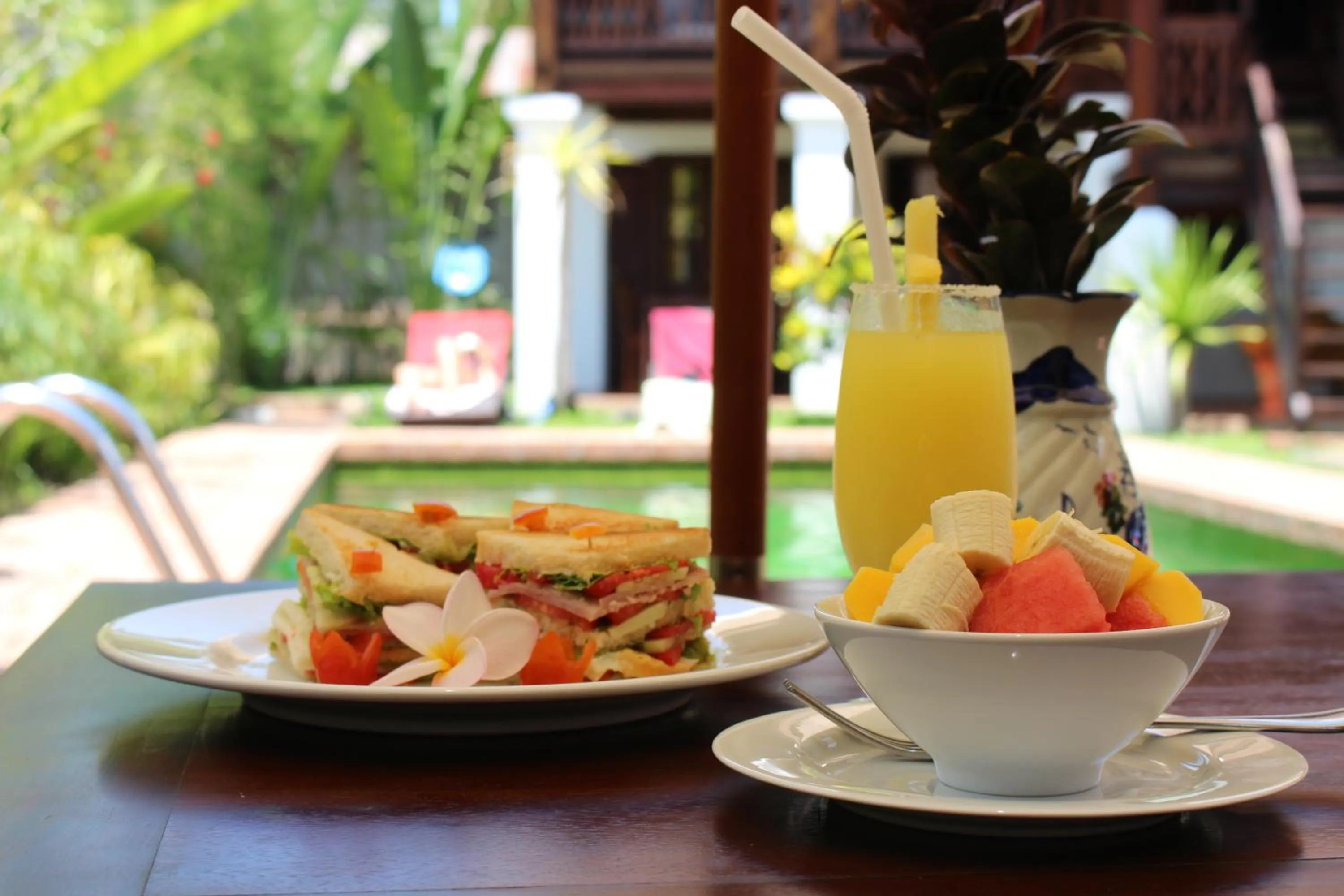 Food close-up in Villa Maydou Boutique Hotel