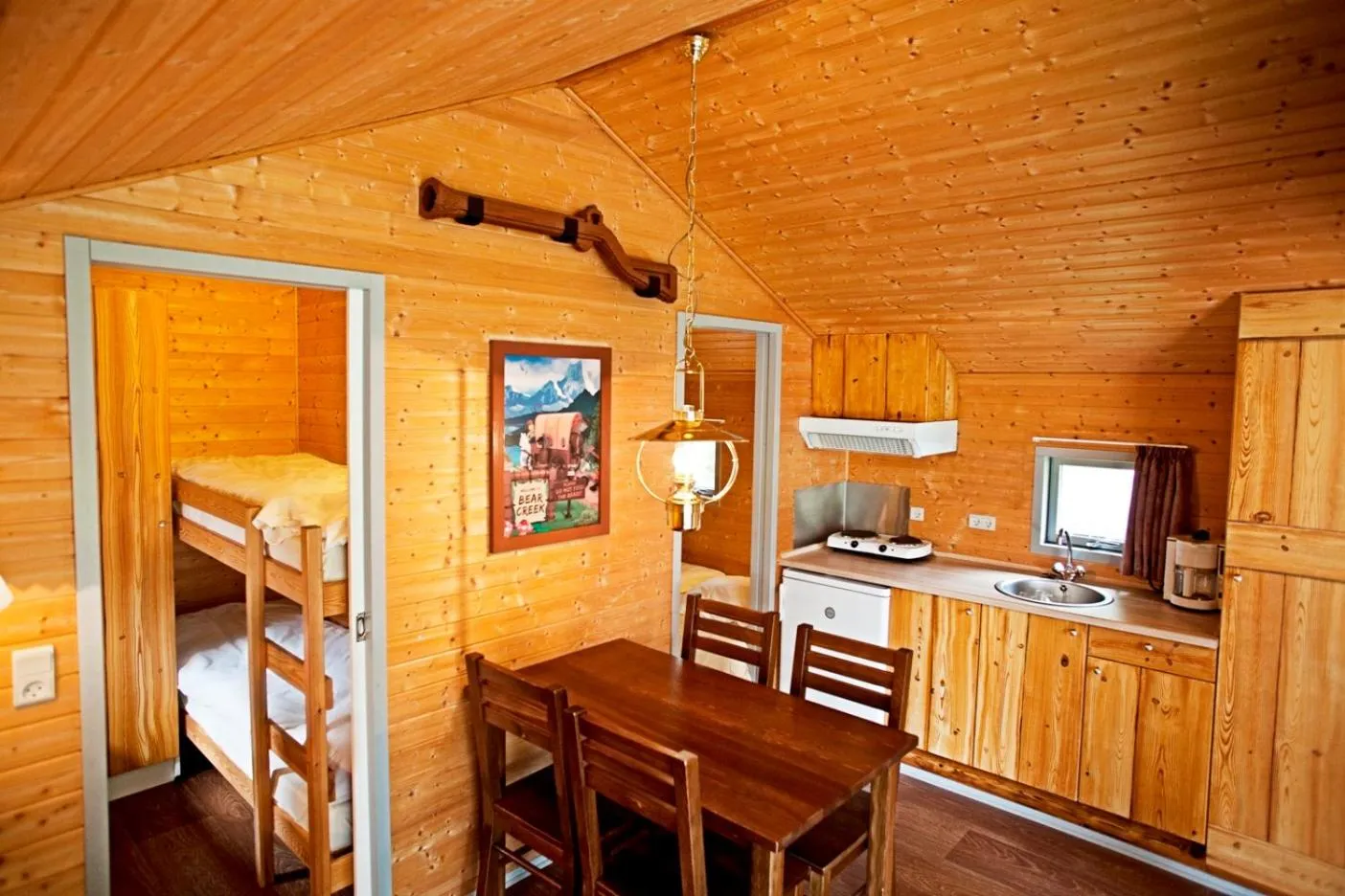 Dining area in LEGOLAND Wild West Cabins