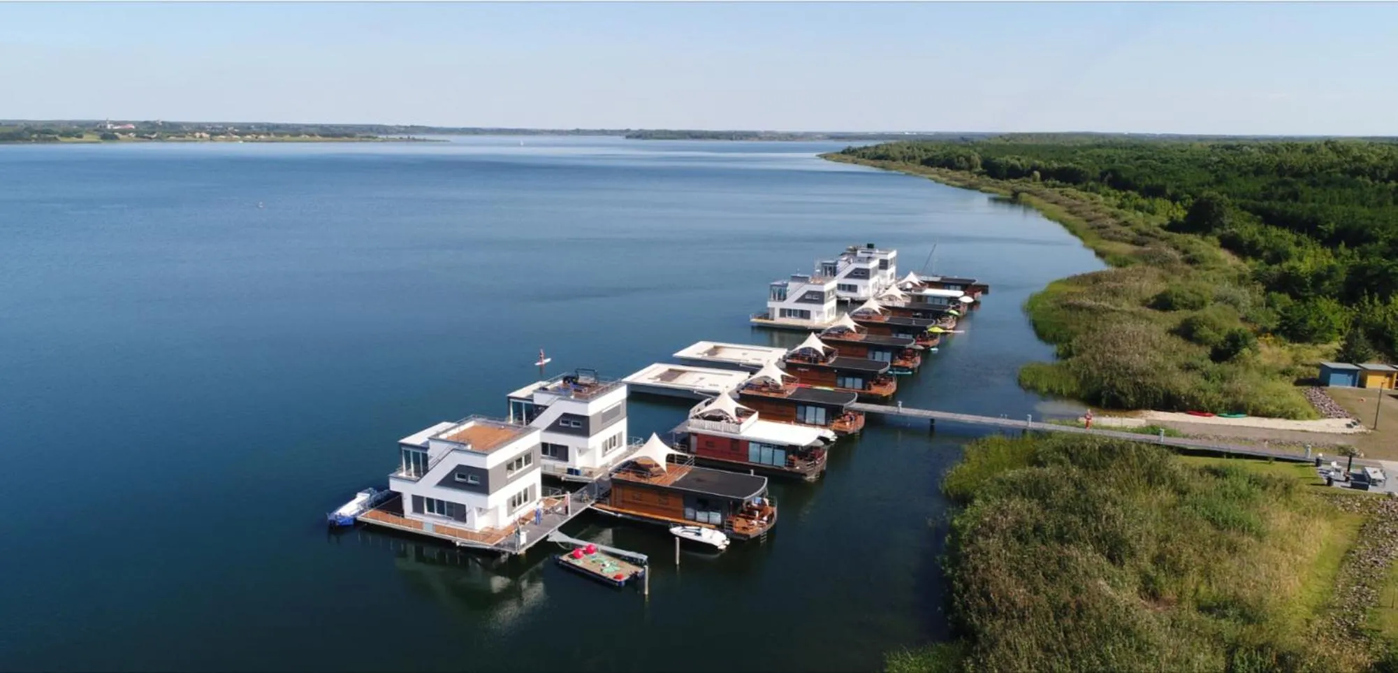 Bird's eye view in Hausboot Harmonie