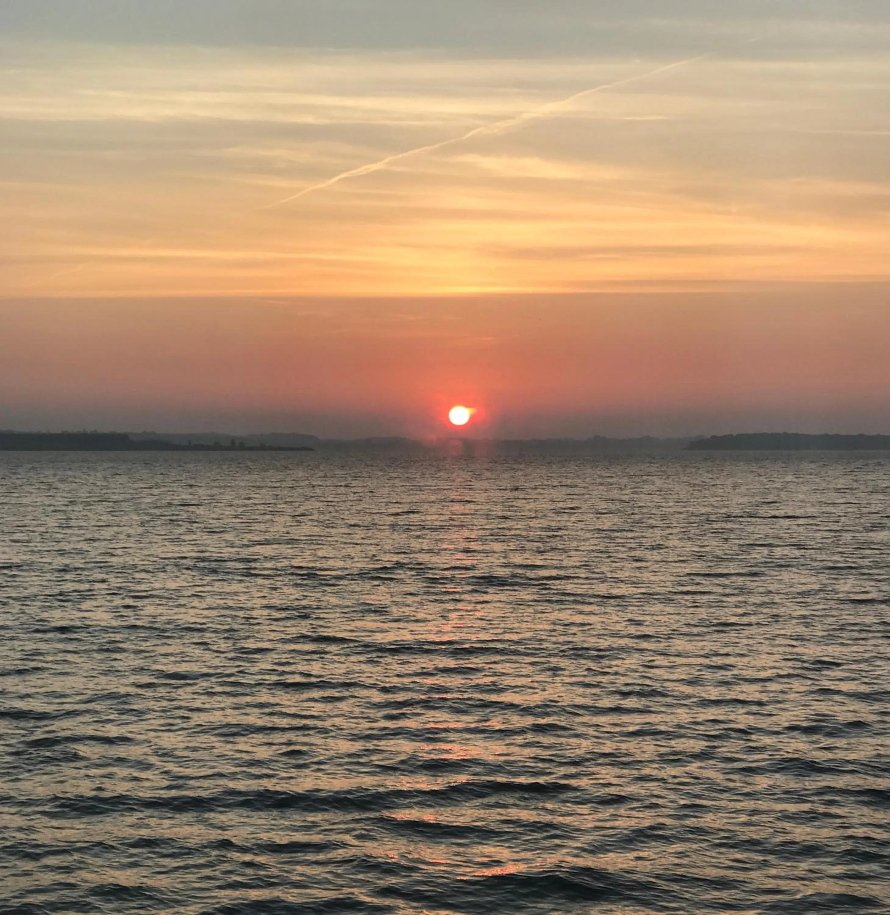 Sunset in Hausboot Harmonie