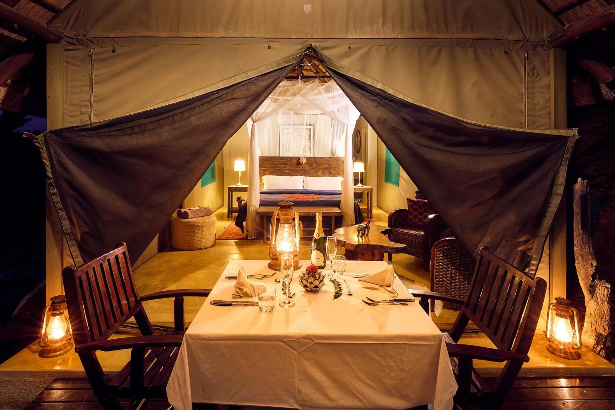 Bedroom in Parsons Hilltop Safari Camp