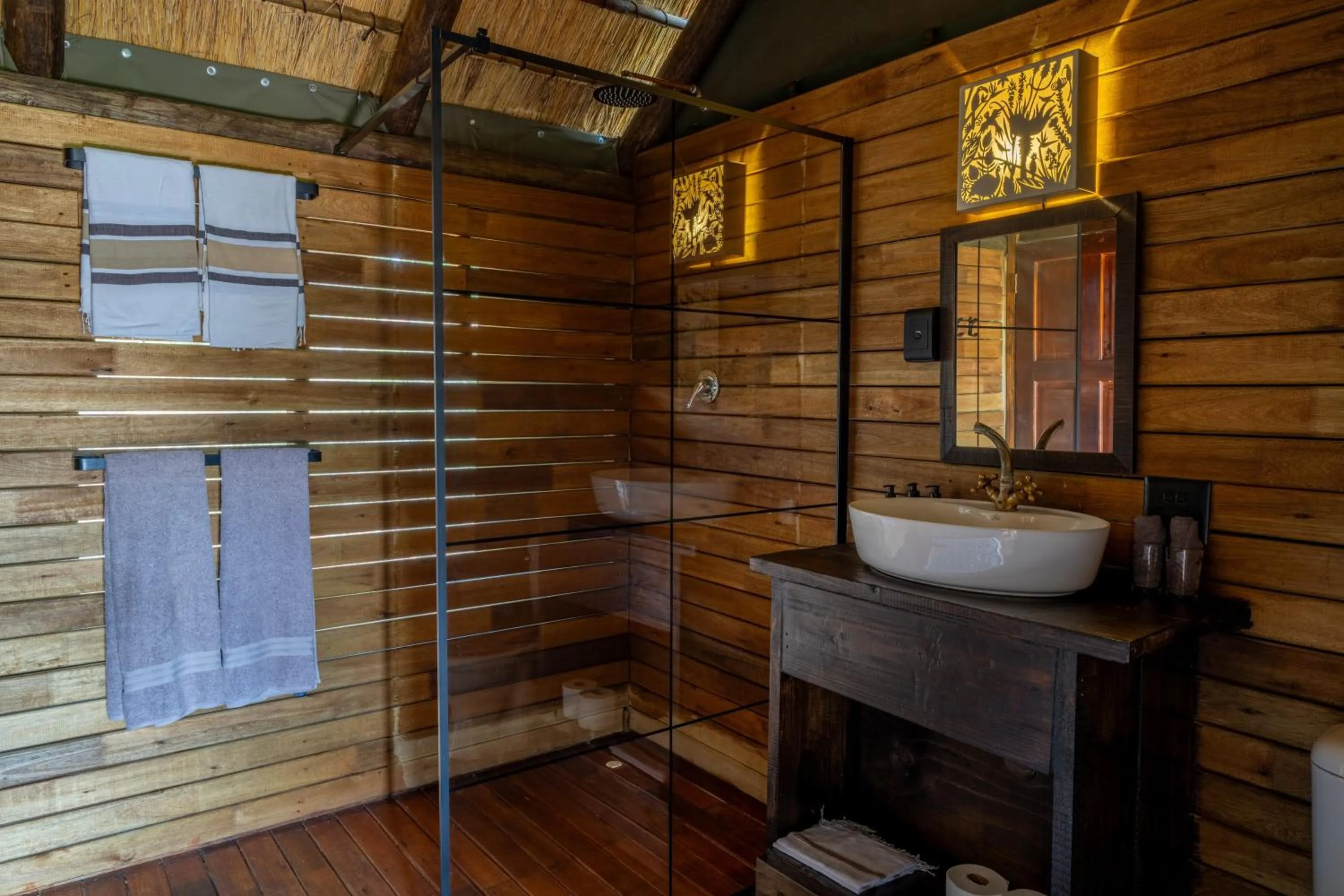 Shower in Parsons Hilltop Safari Camp